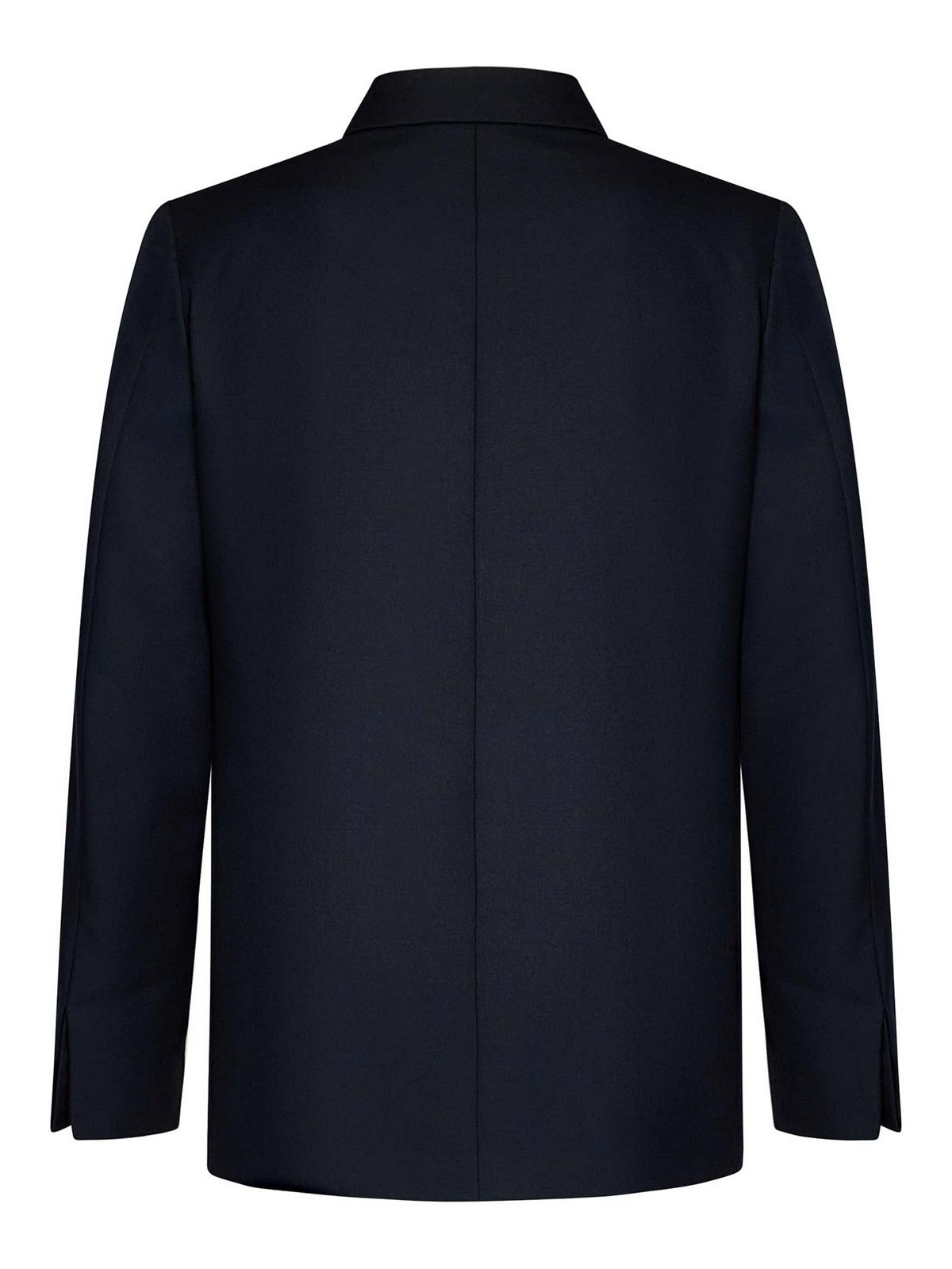 Shop Low Brand Double-breasted Blazer In Blue