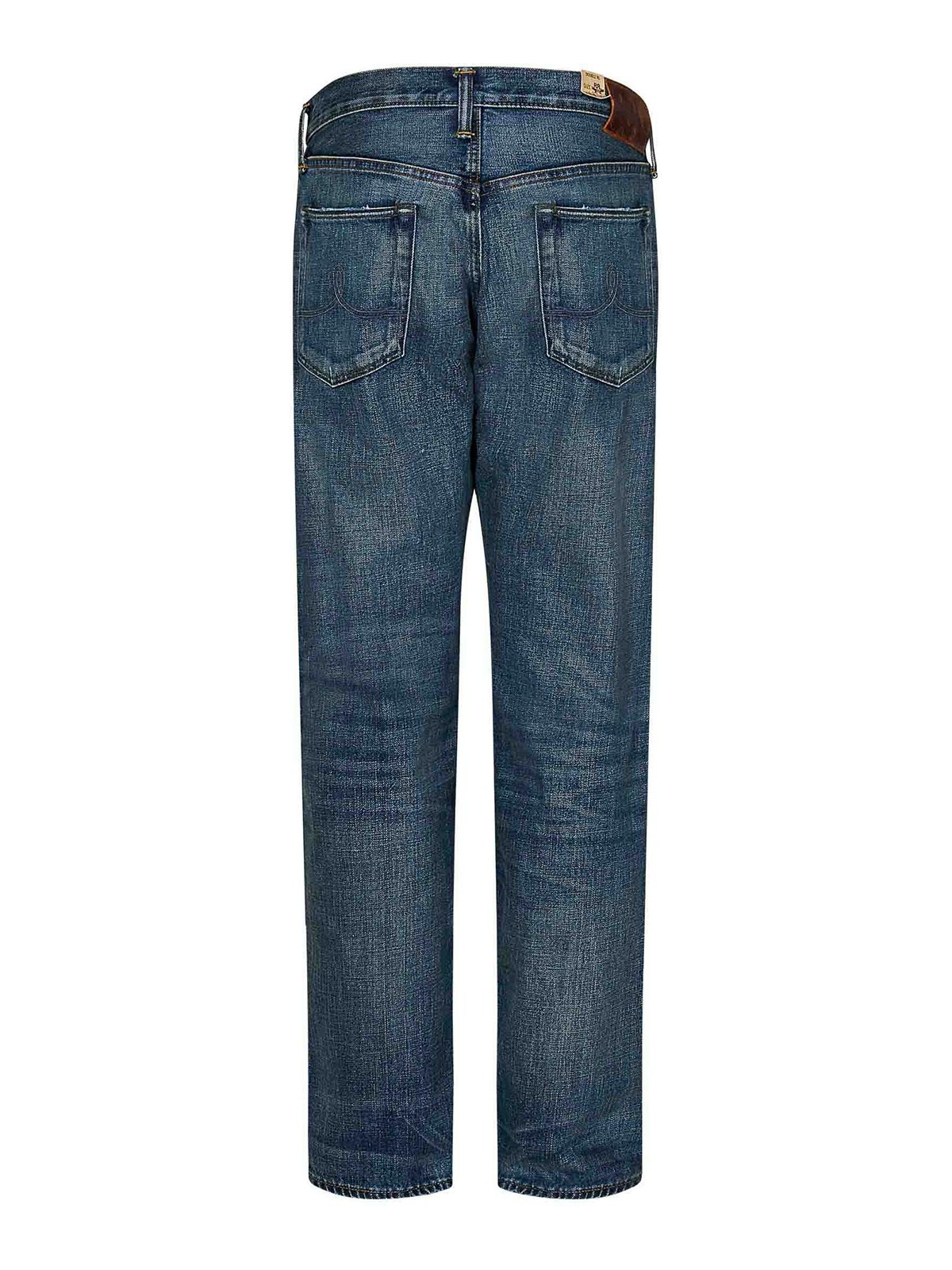 Shop Ralph Lauren Straight Leg Jeans In Blue