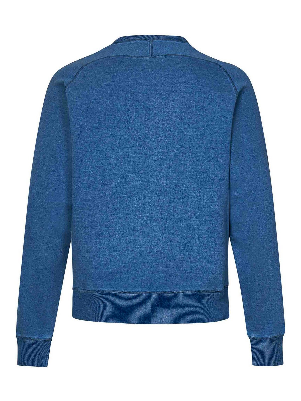 Shop Tom Ford Crewneck Sweatshirt In Blue