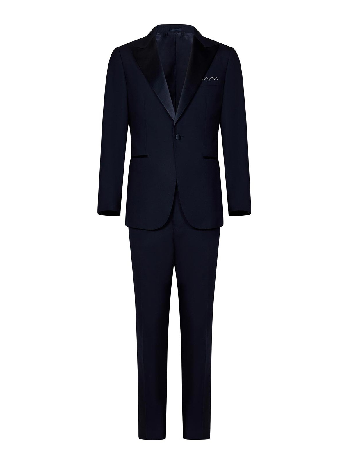 Shop Low Brand Formal Suit In Blue