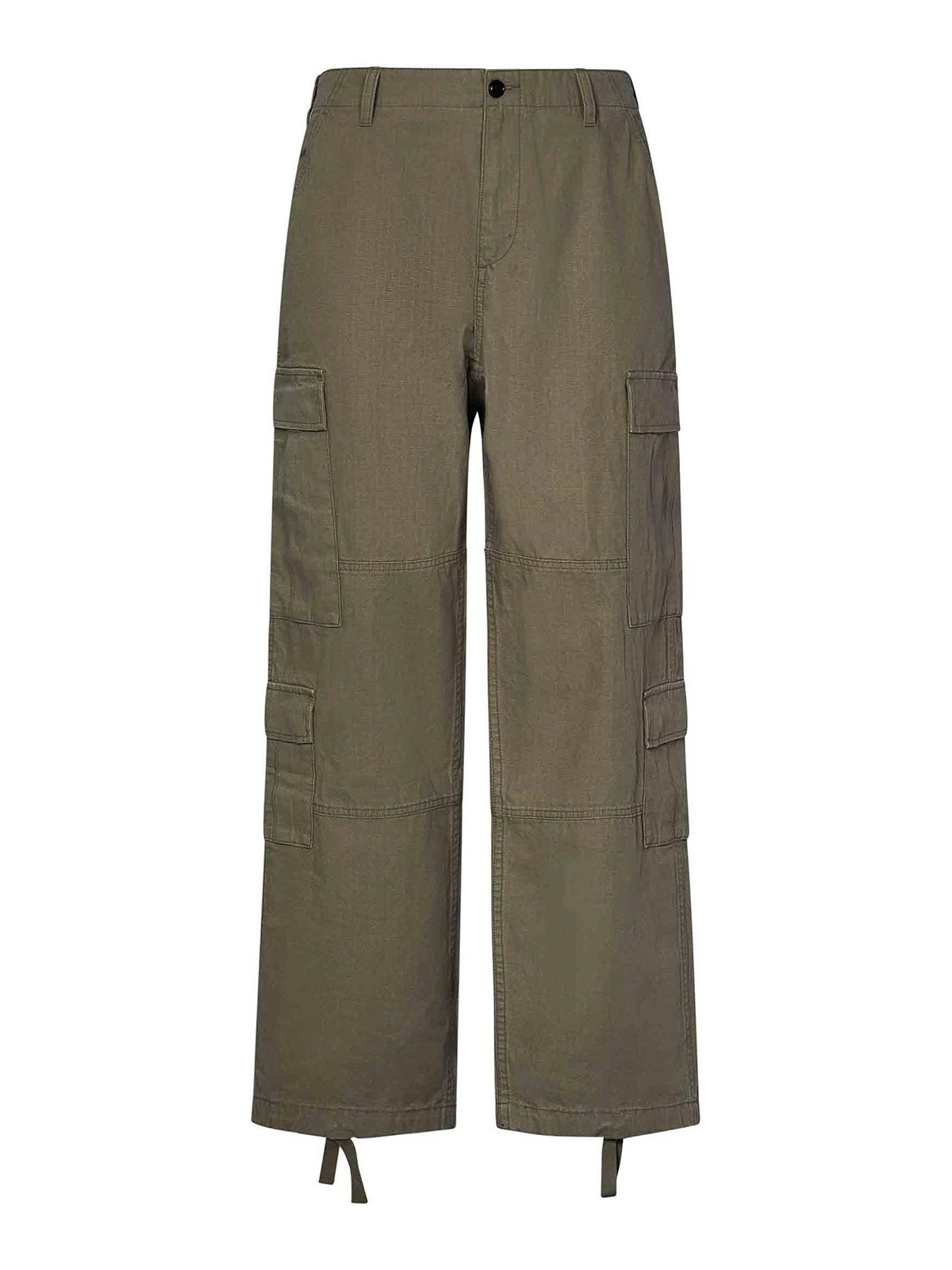 Shop Stussy Cargo Trousers In Green