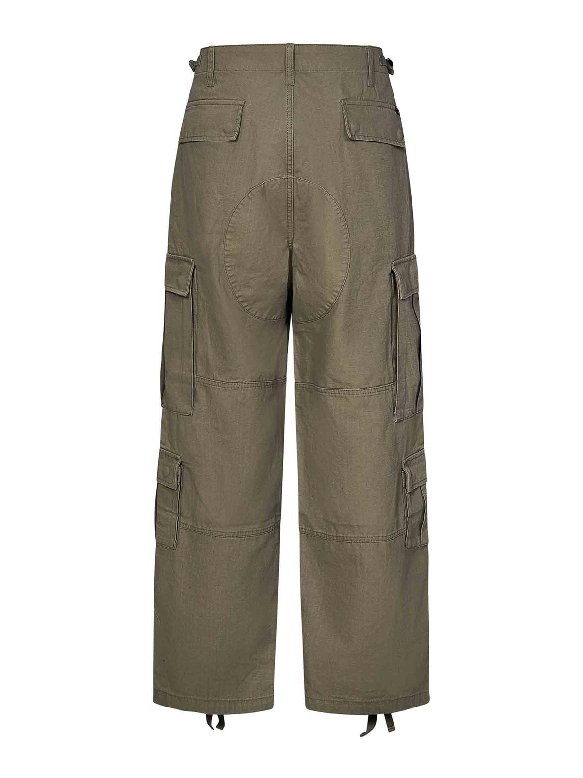 Shop Stussy Cargo Trousers In Green