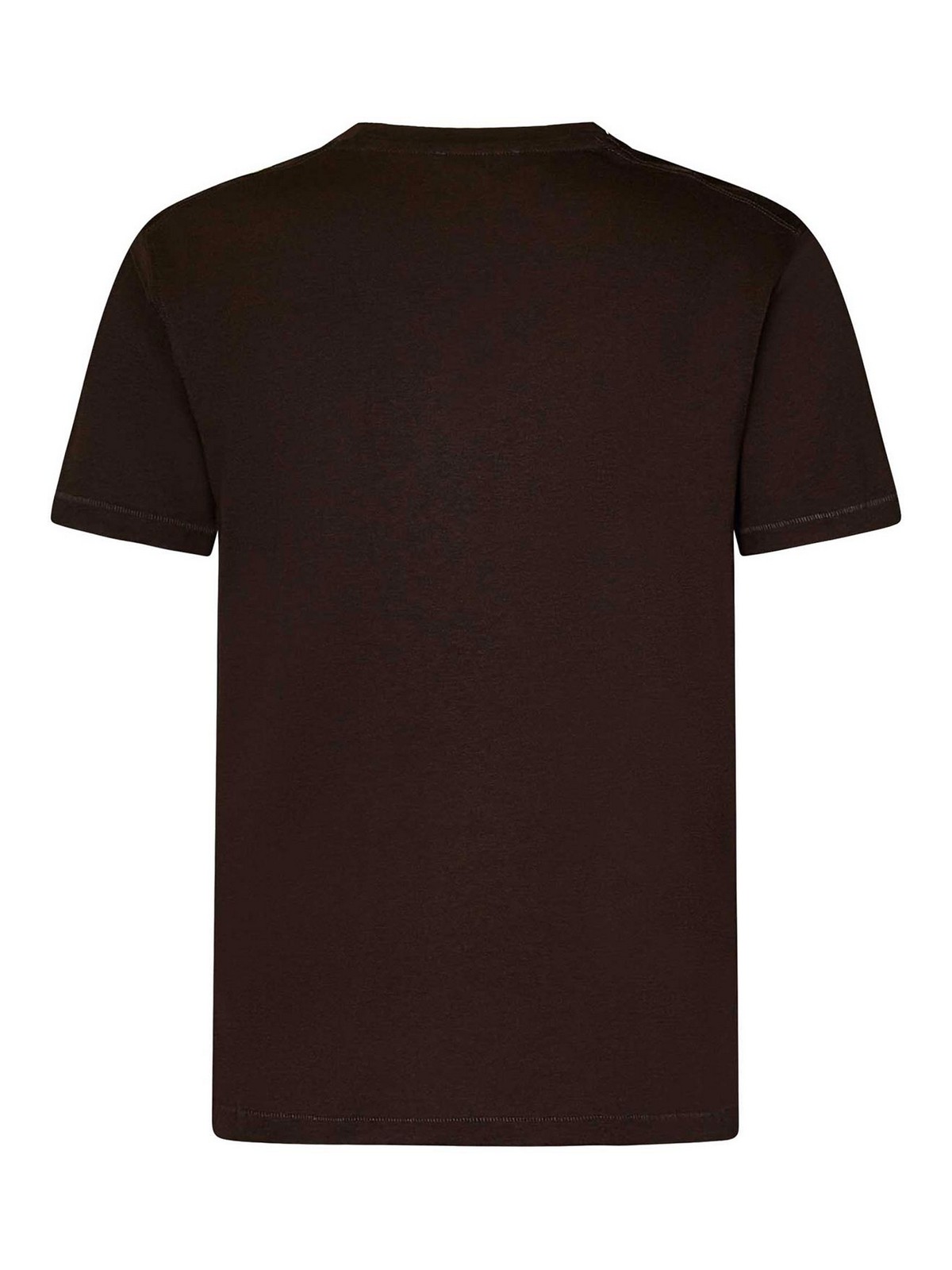 Shop Tom Ford Cotton T-shirt In Brown