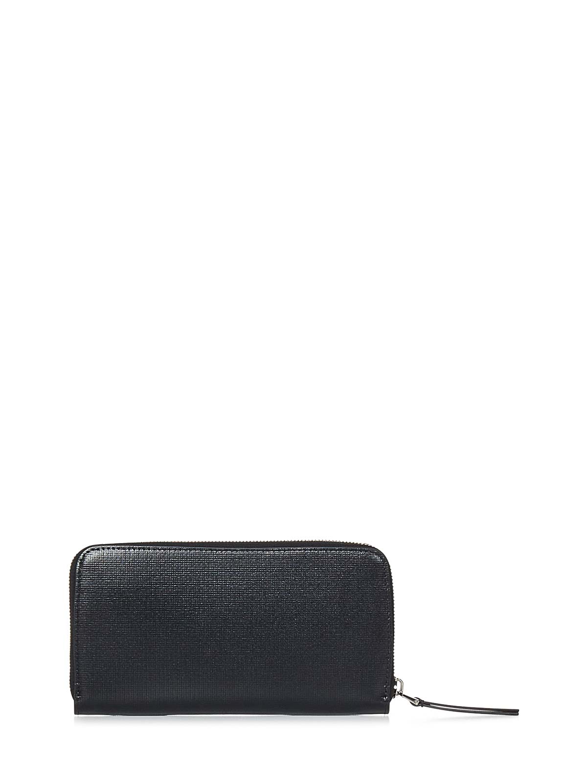 Shop Givenchy Black Calfskin Zip Around Wallet