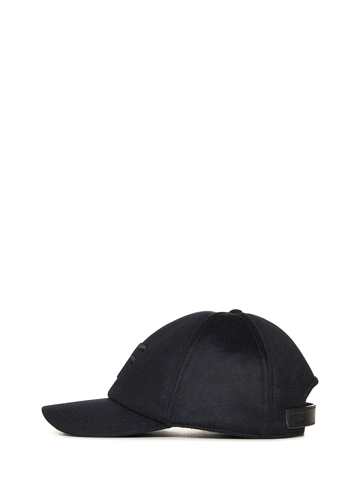 Shop Tom Ford Black Cashmere Baseball Cap