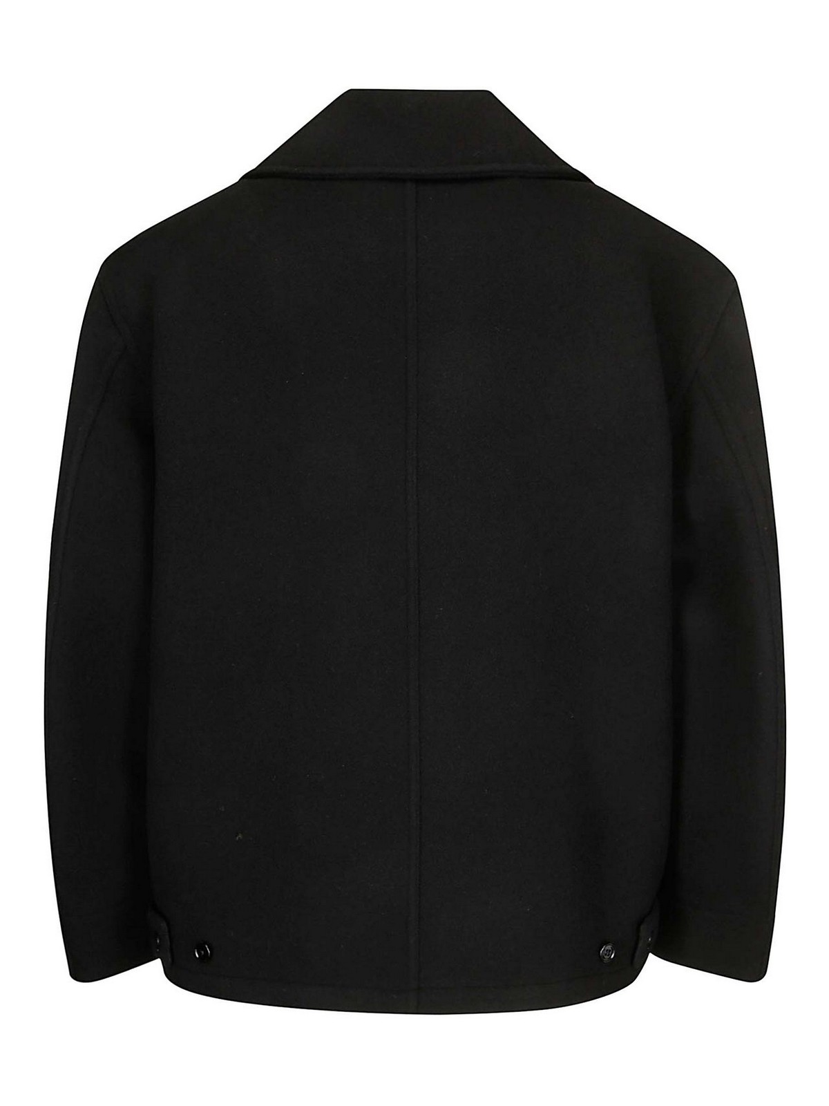 Shop Lemaire Dispatch Peacoat In Black