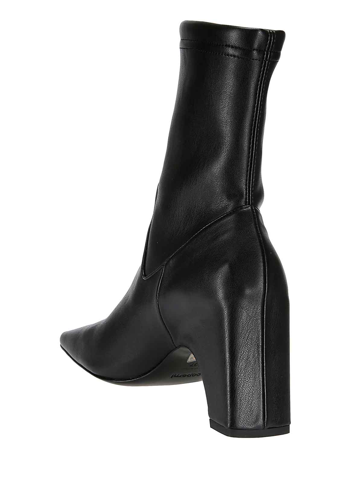 Shop Coperni Low Bridge Stretch Boots In Black