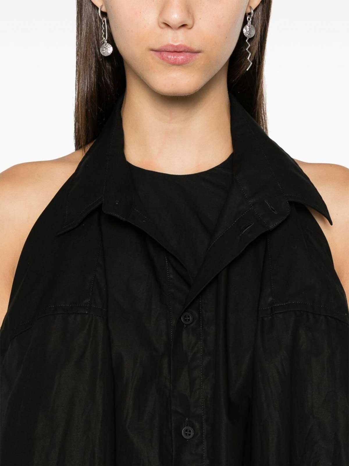 Shop Balenciaga Suspended Dress In Black