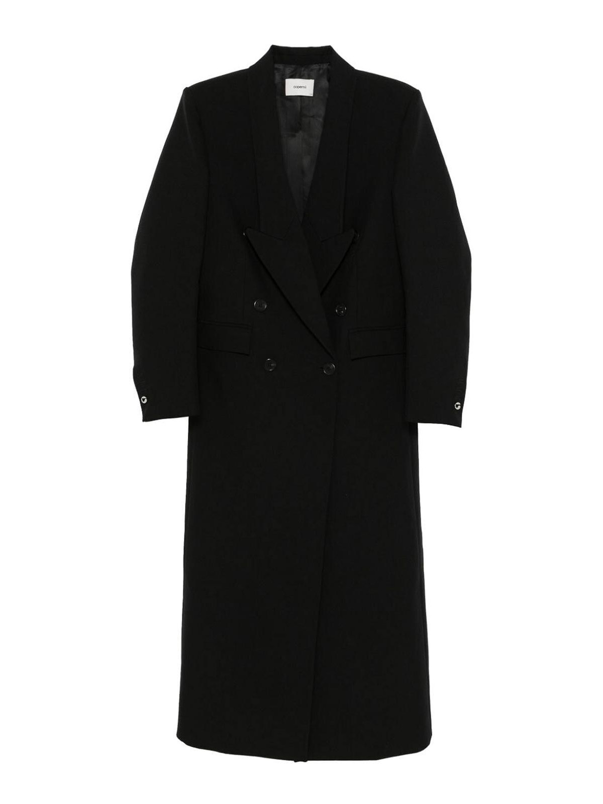 Shop Coperni Long Coat In Black