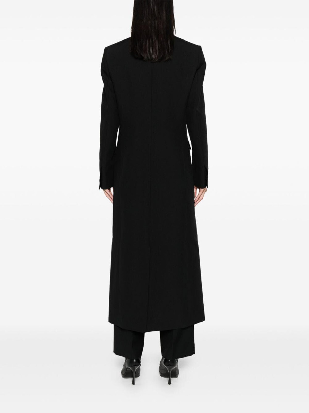 Shop Coperni Long Coat In Black