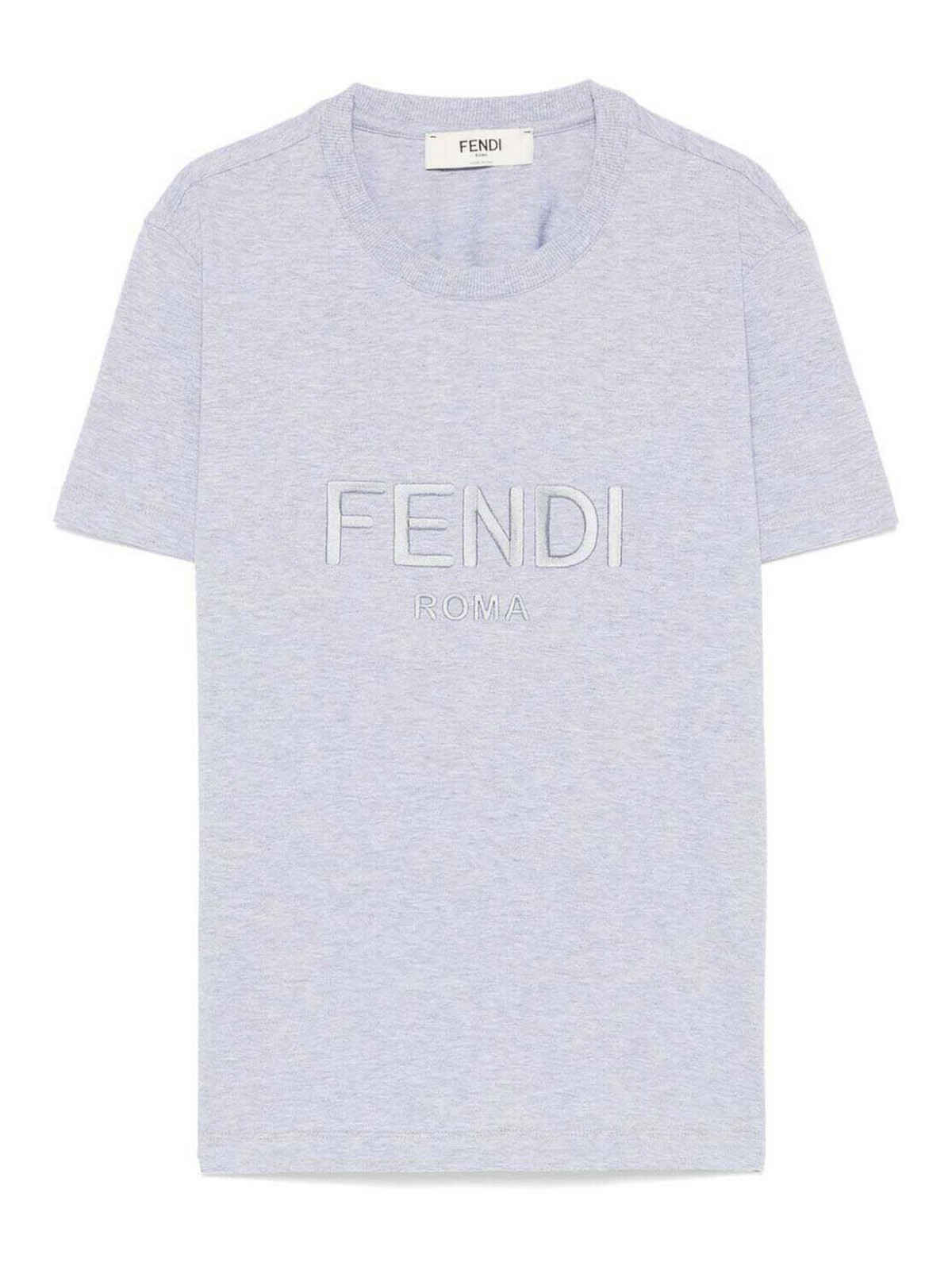 Shop Fendi T-shirt In Grey