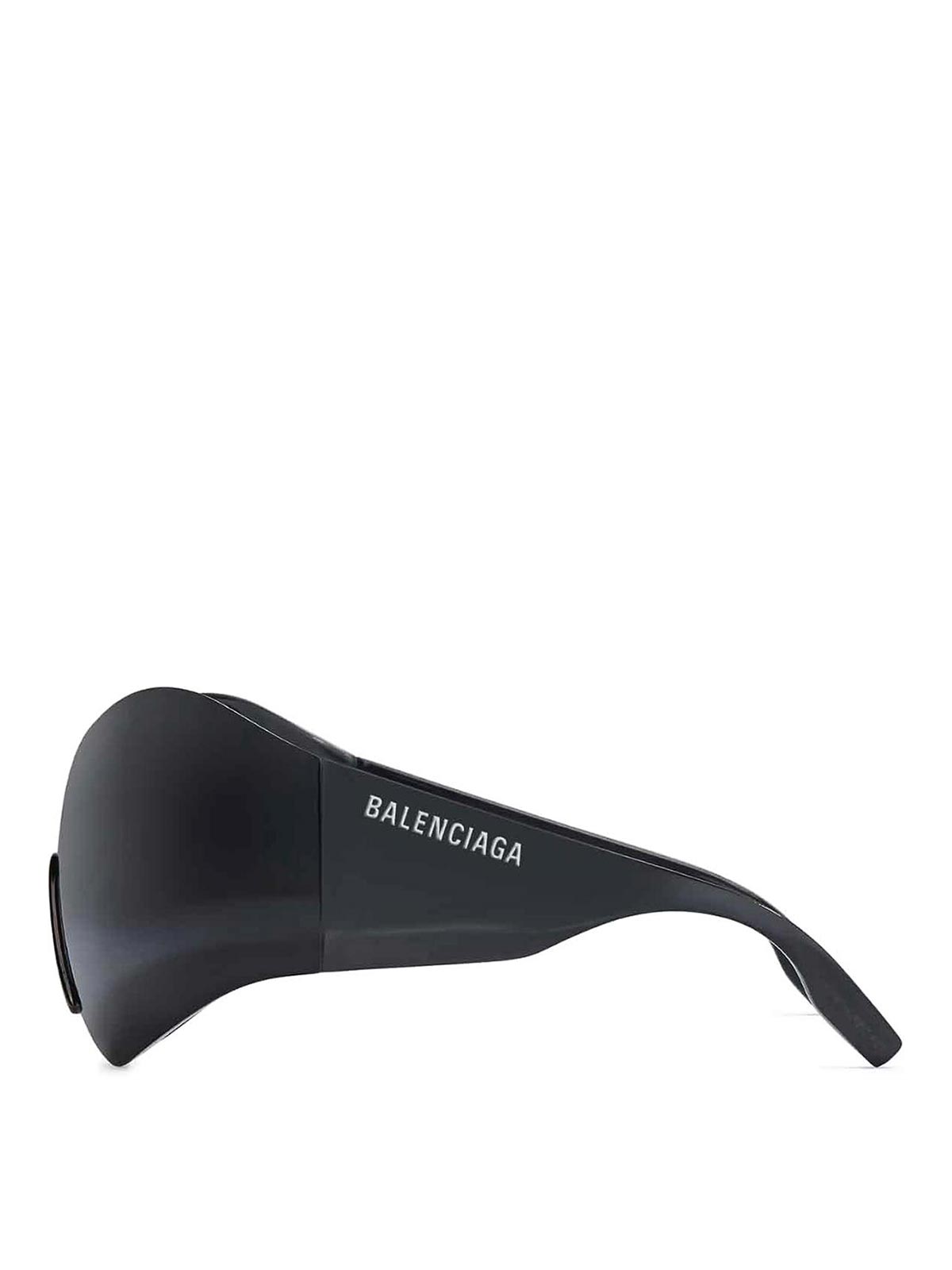 Shop Balenciaga Butterfly Mask In Black