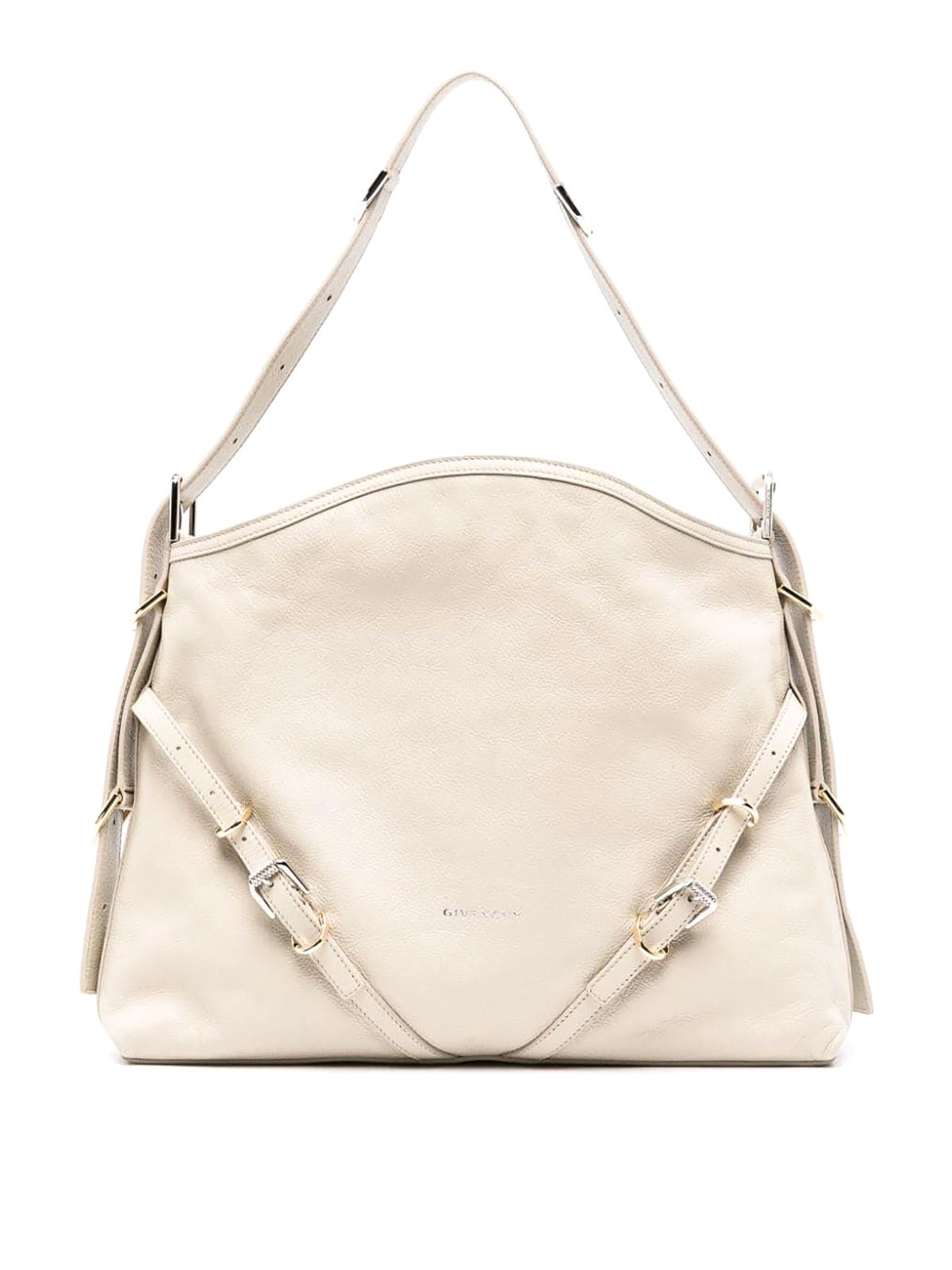 Shop Givenchy Voyou Medium In Beige