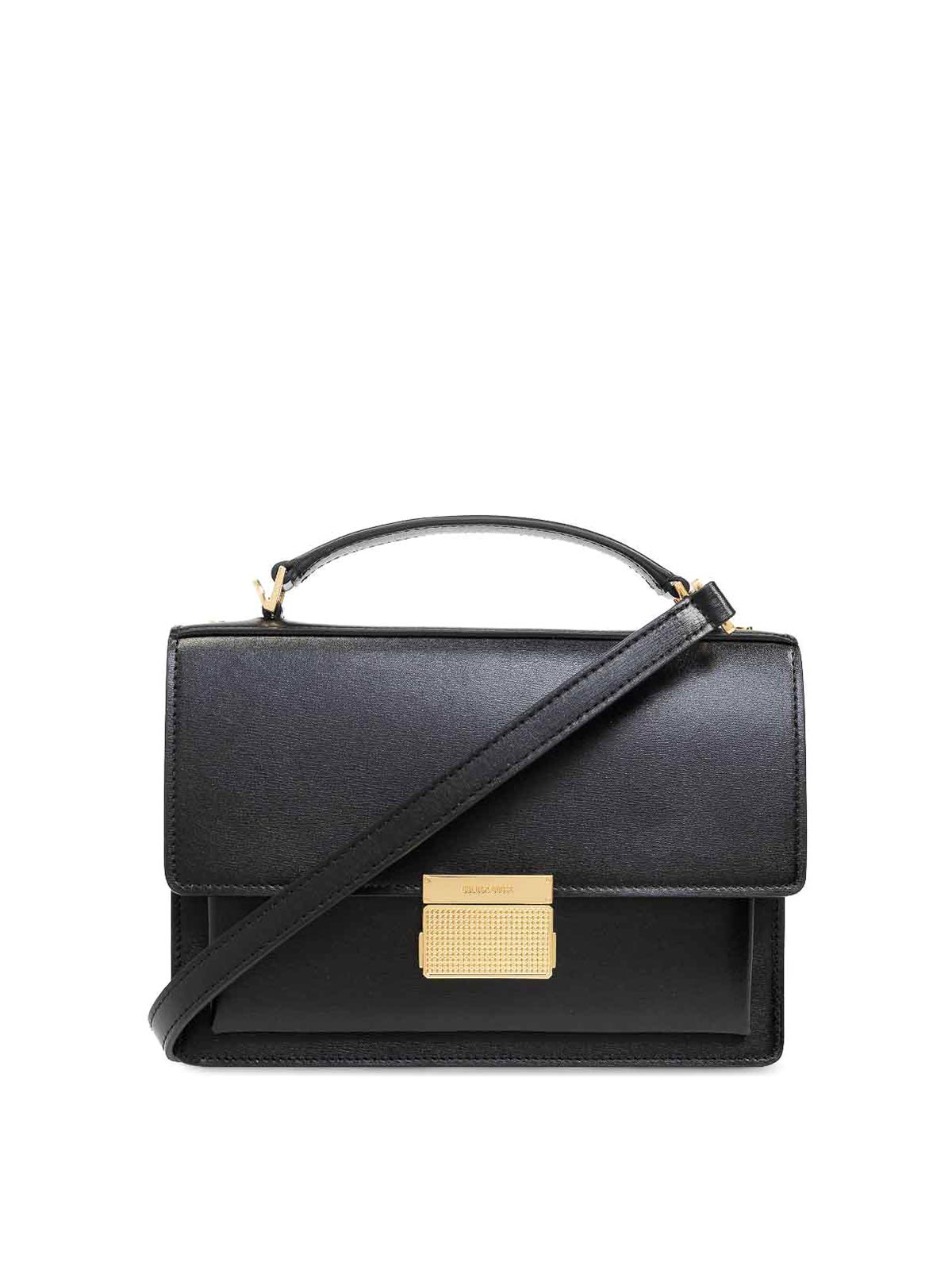 Shop Golden Goose Venezia Bag Palmellato In Black