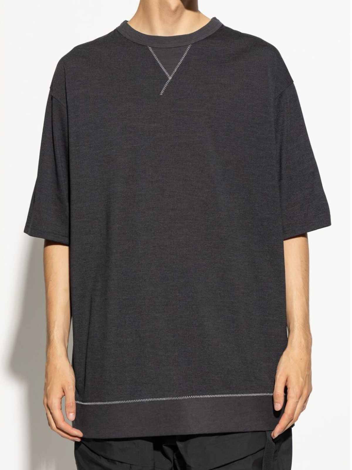 Y-3 U Ss Tee Prem - Black - Men|IW0081 | Shop online at THEBS