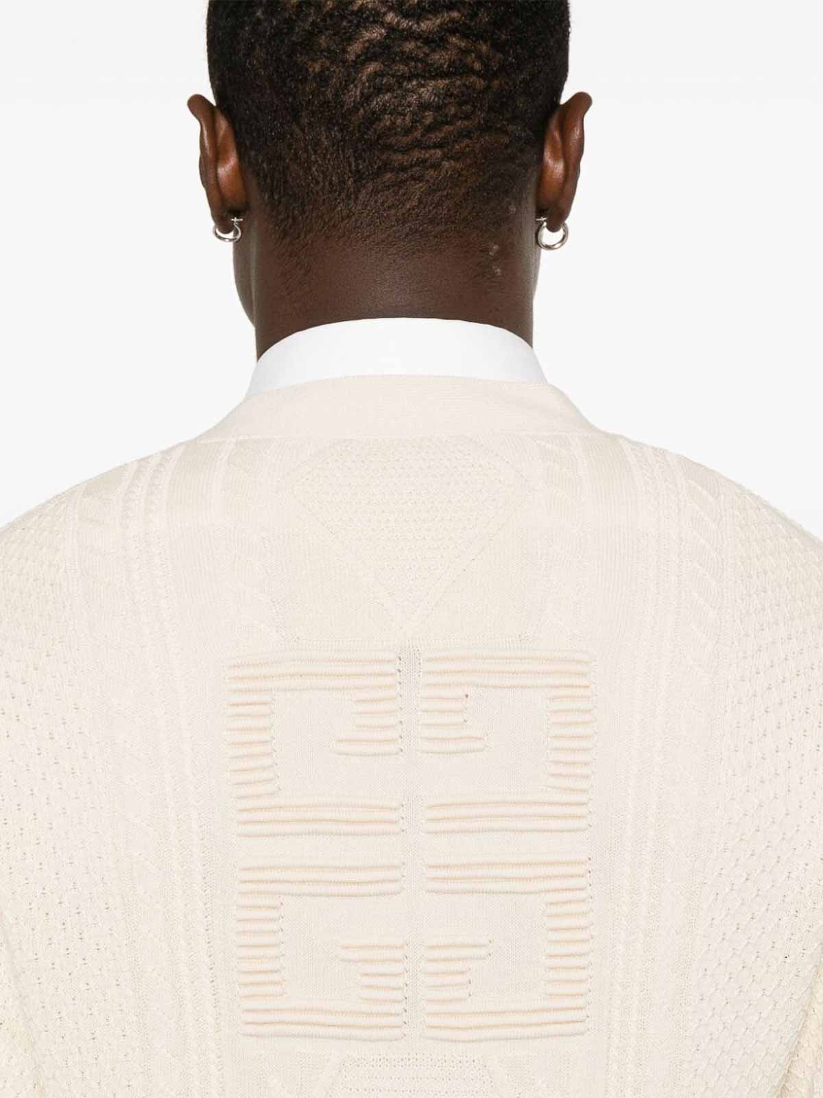 Shop Givenchy Sweater In White