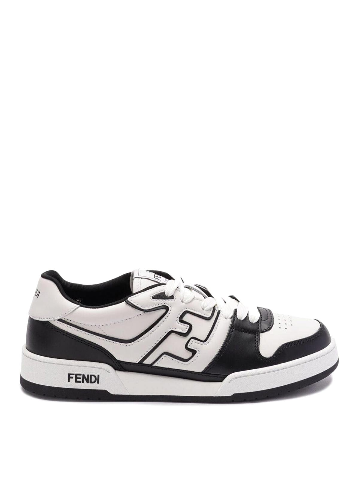 Shop Fendi Sneakers In White