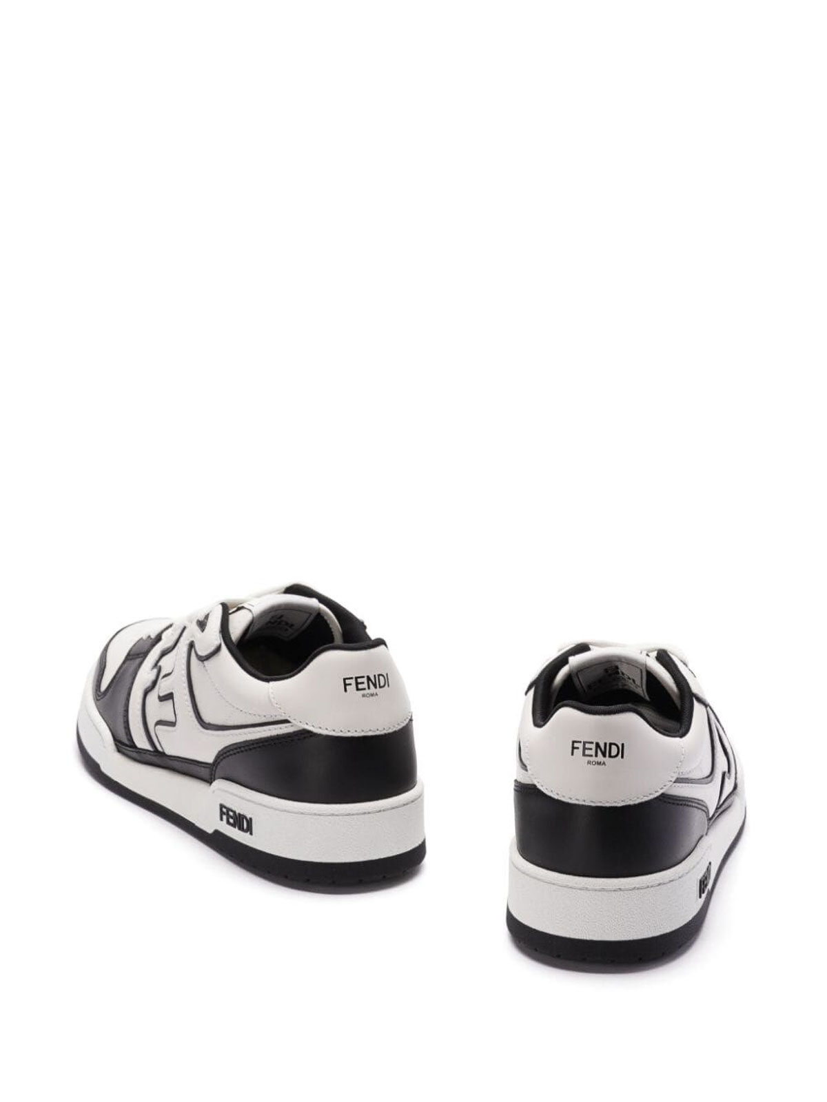 Shop Fendi Sneakers In White