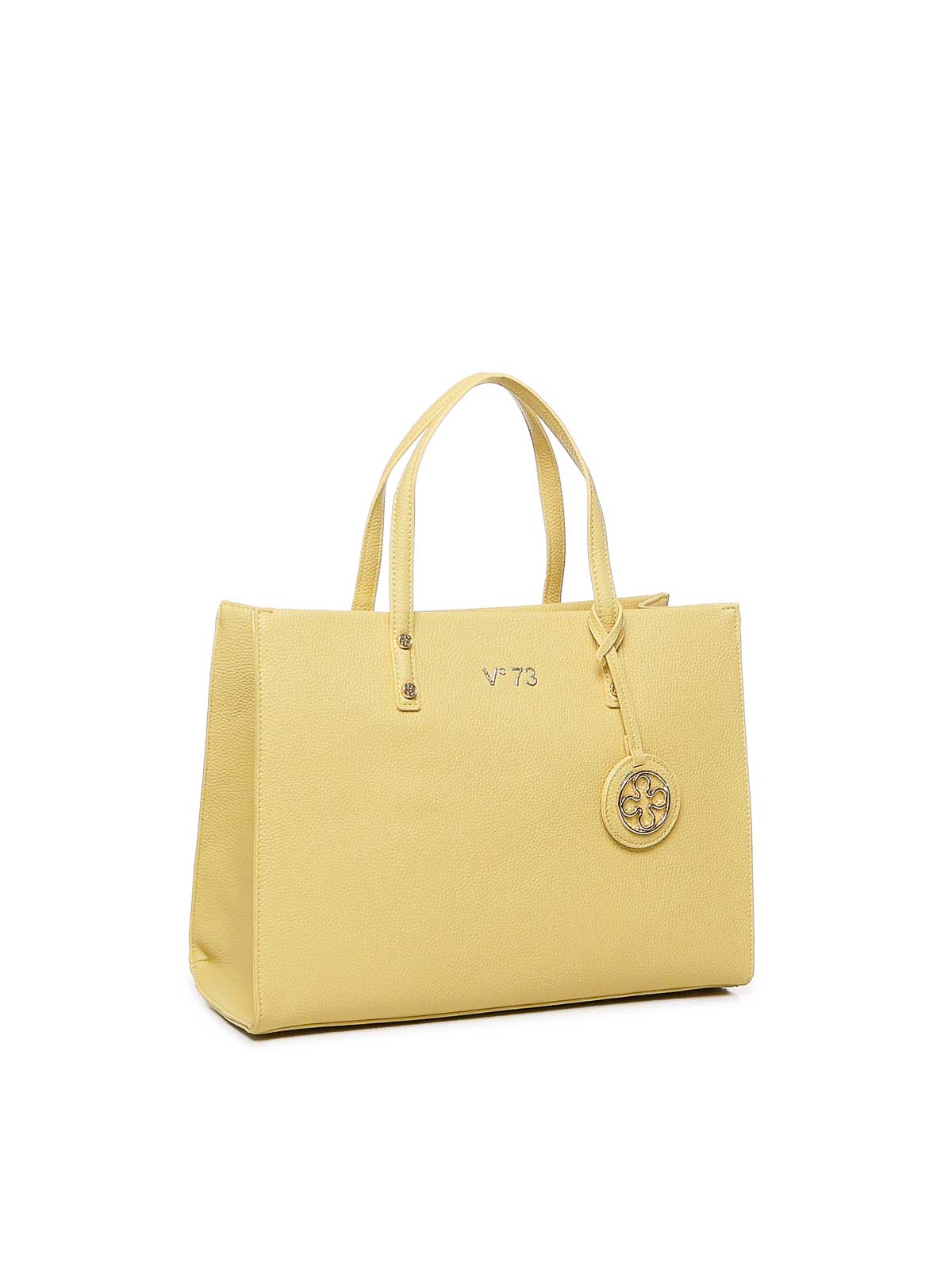 Shop V73 Visia Shopping Bag In Yellow