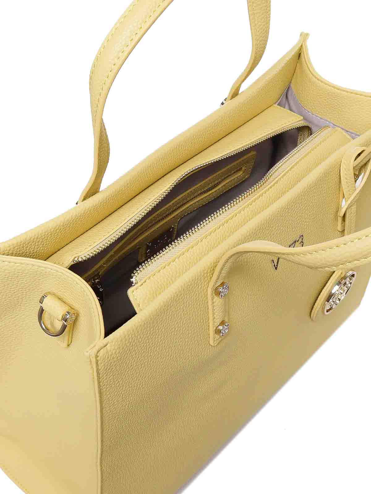 Shop V73 Visia Shopping Bag In Yellow