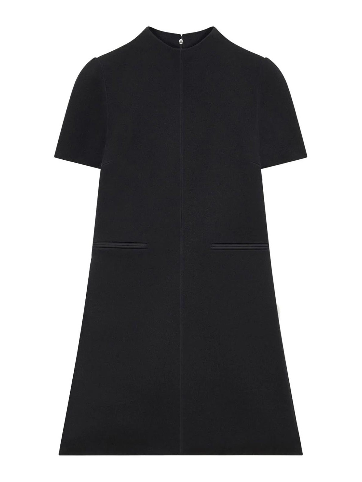 Courrèges Twill A-line Mini Dress In Black