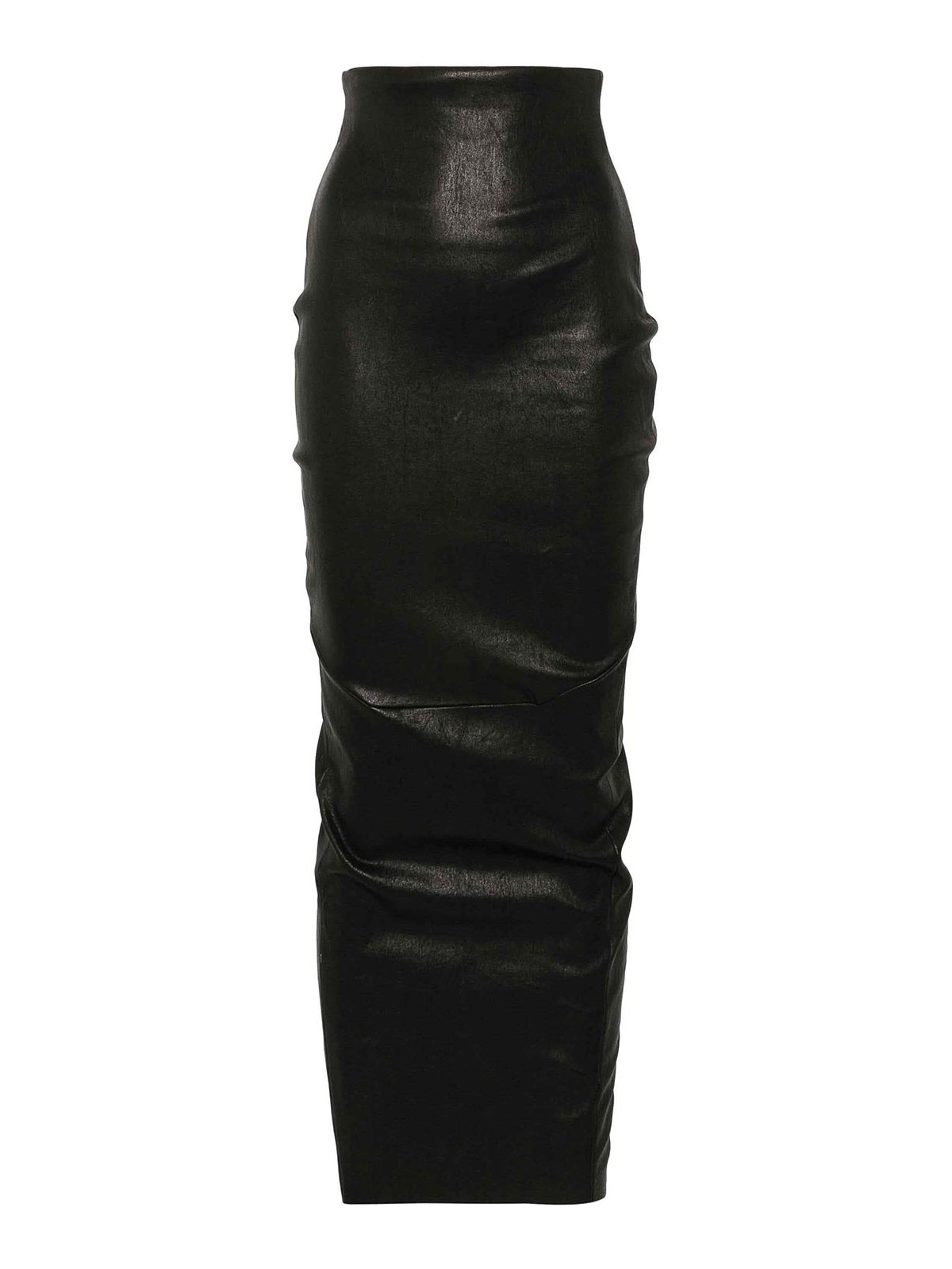 Rick Owens Dirt Pillar Skirt In Black