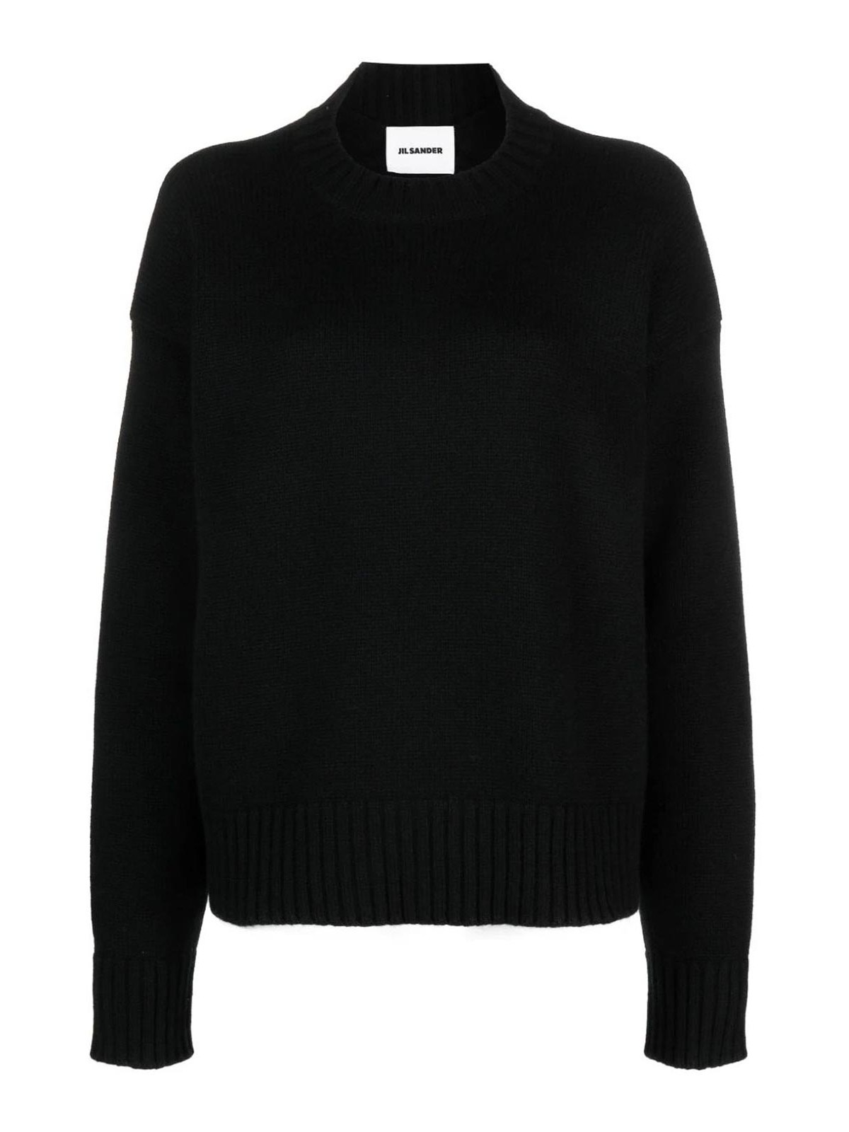 Jil Sander Chunky Pullover In Black