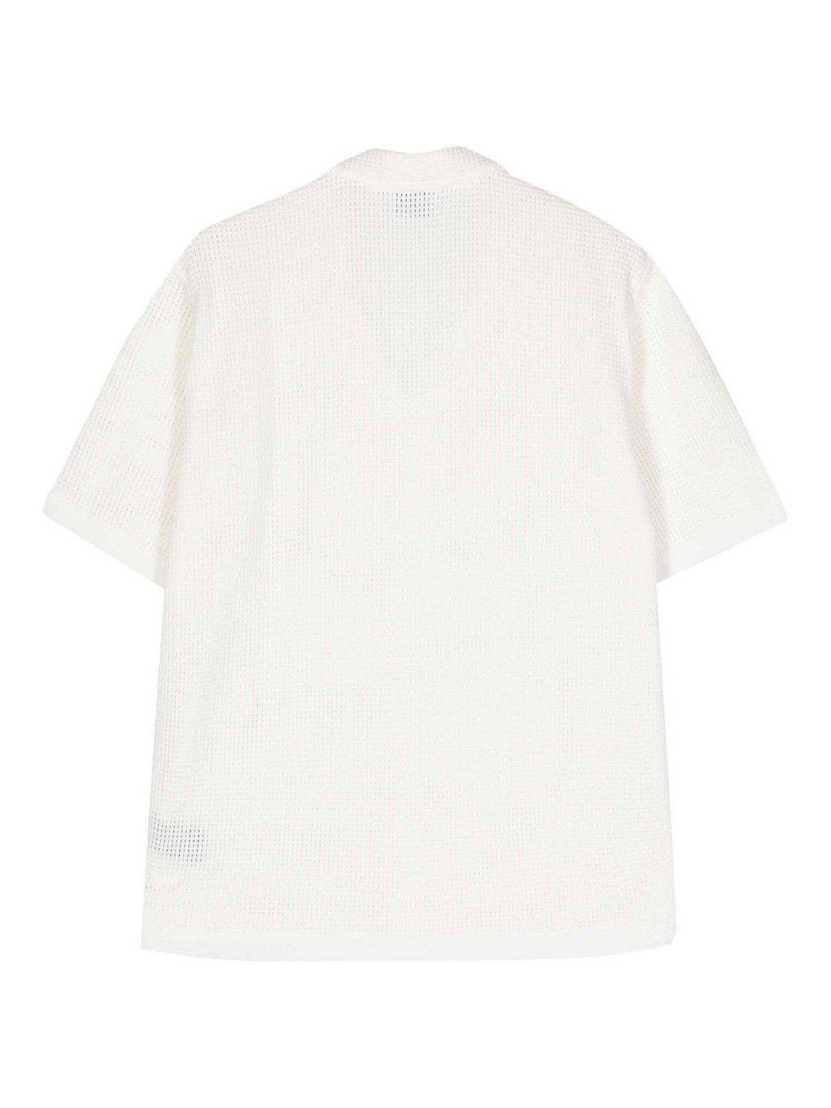 Shop Blue Sky Inn Waffle Knit Shirt In White