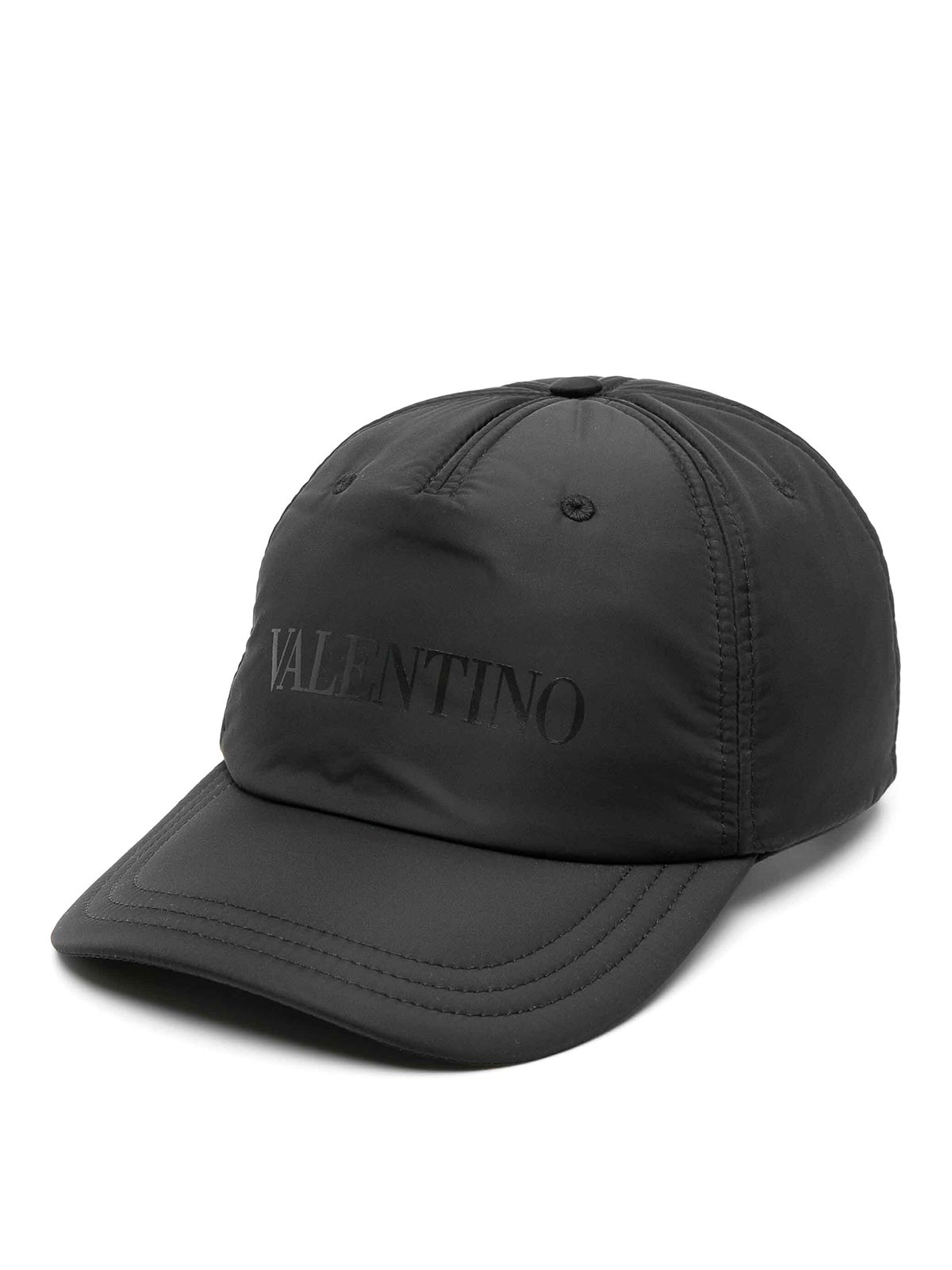 Valentino Garavani Logo Baseball Cap In Black