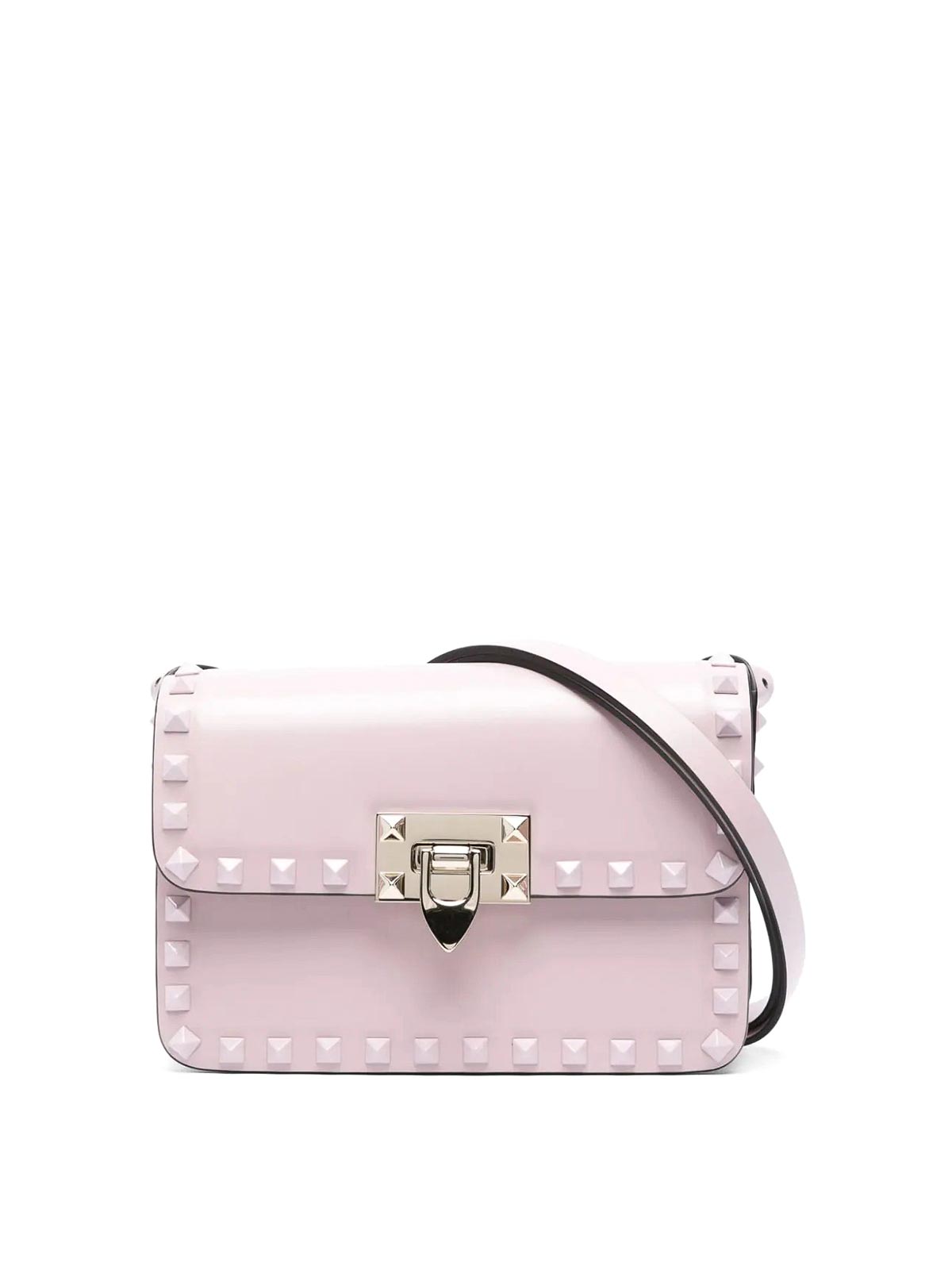 Shop Valentino Small Rockstud23 Bag In Pink