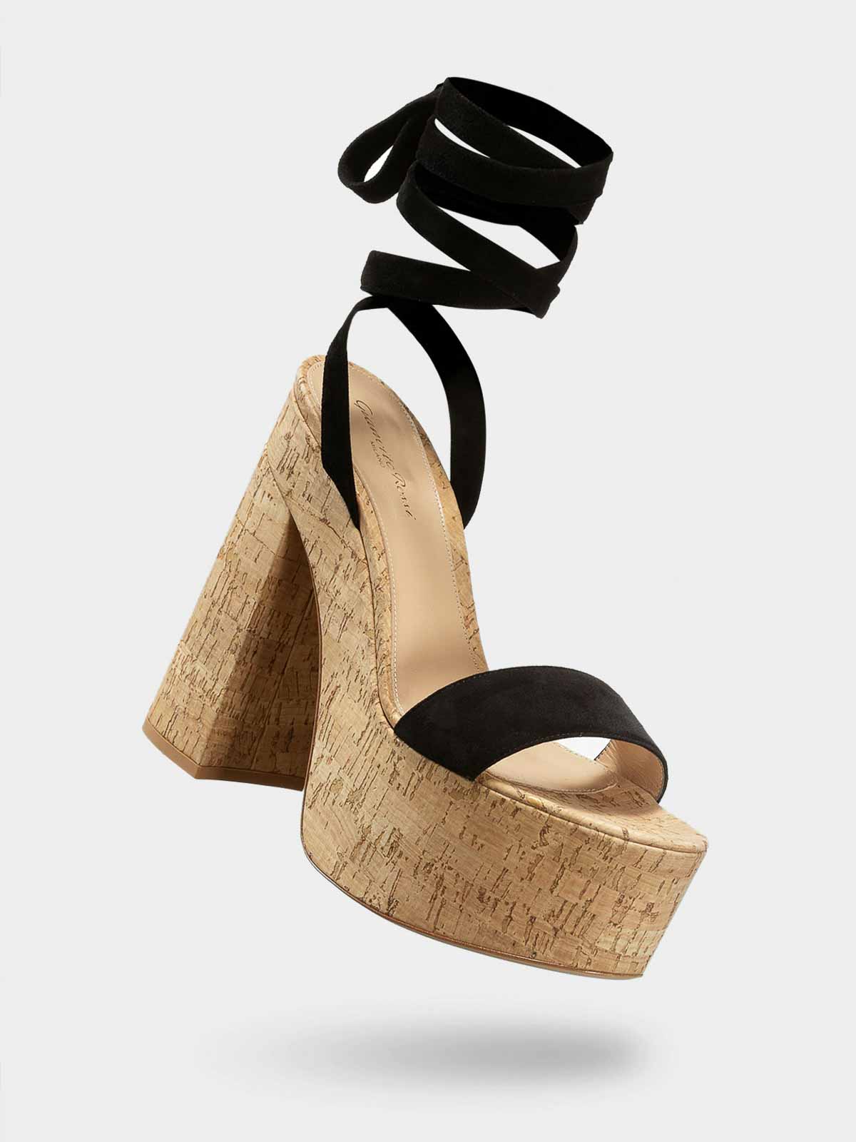 Shop Gianvito Rossi Black Mules