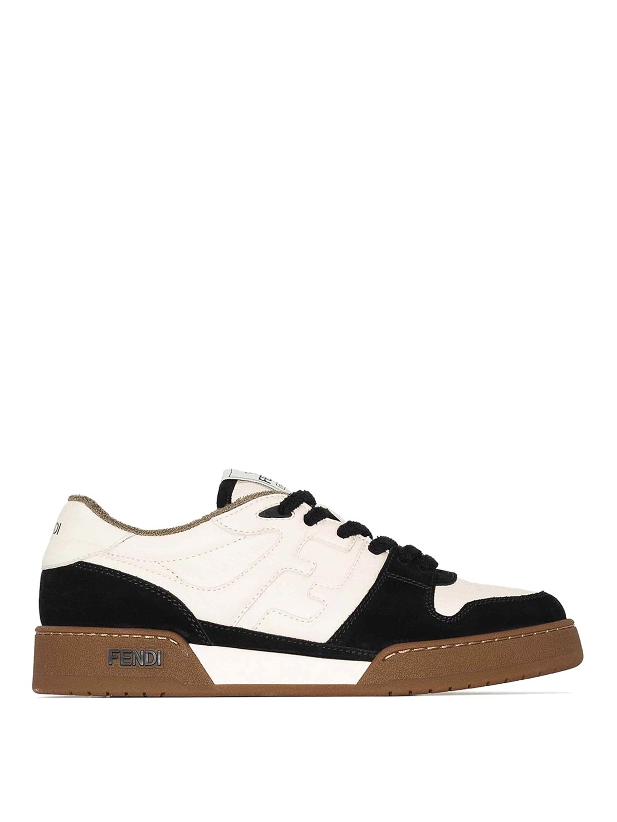 Fendi Match Low-top Sneaker In Brown