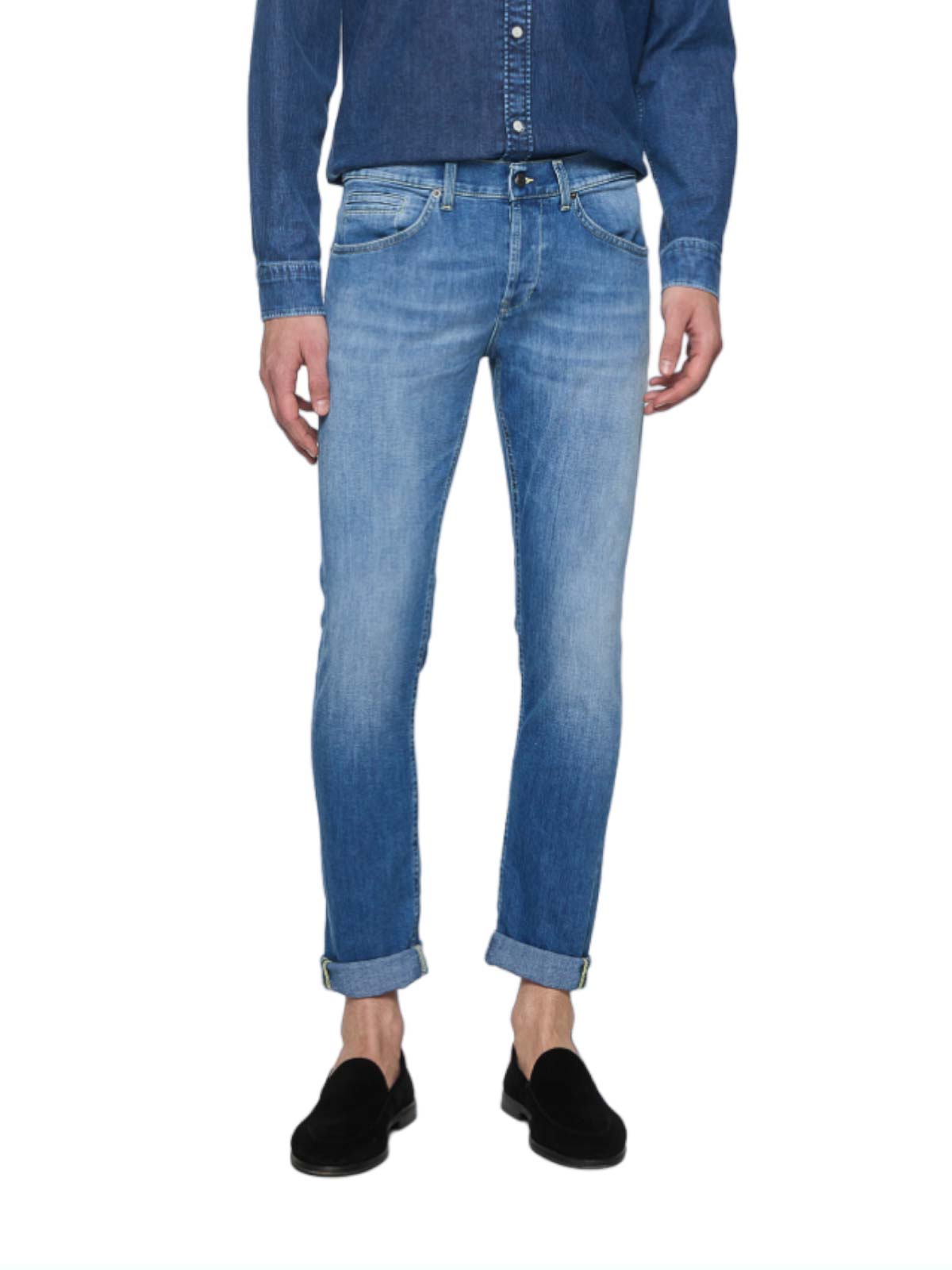 Shop Dondup Denim Jeans In Blue