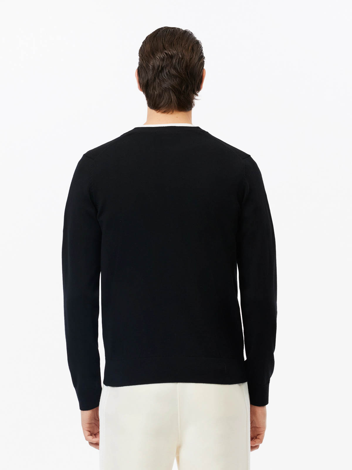 Shop Lacoste Pullover In Black