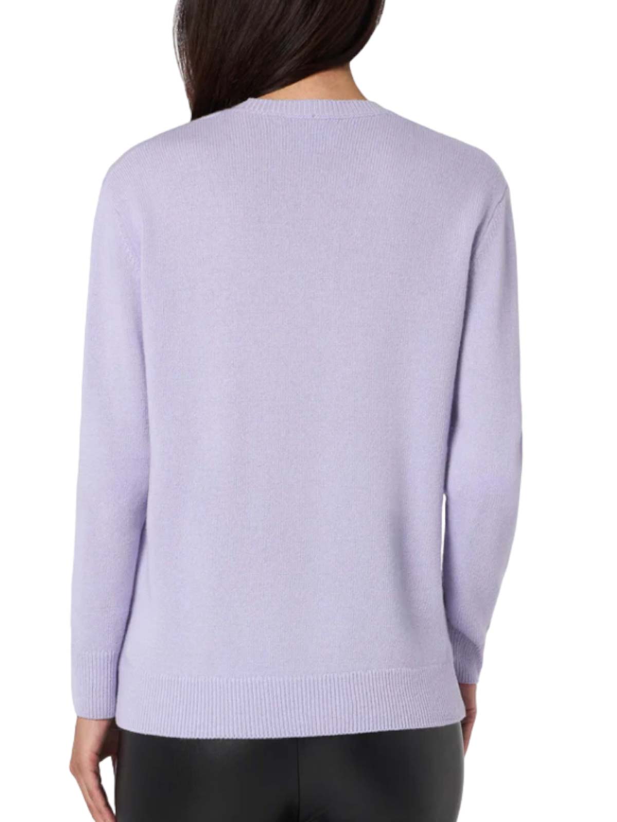 Shop Mc2 Saint Barth Sweater In Light Purple