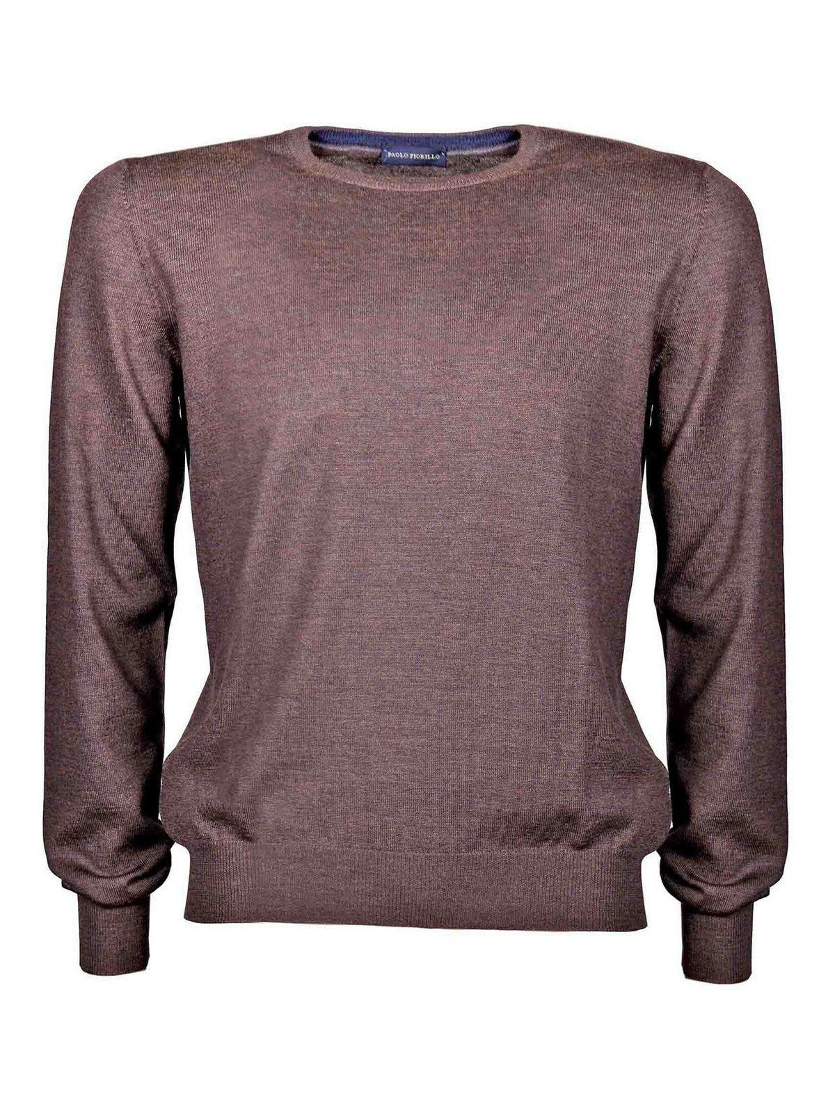 Paolo Fiorillo Crewneck Sweater In Brown