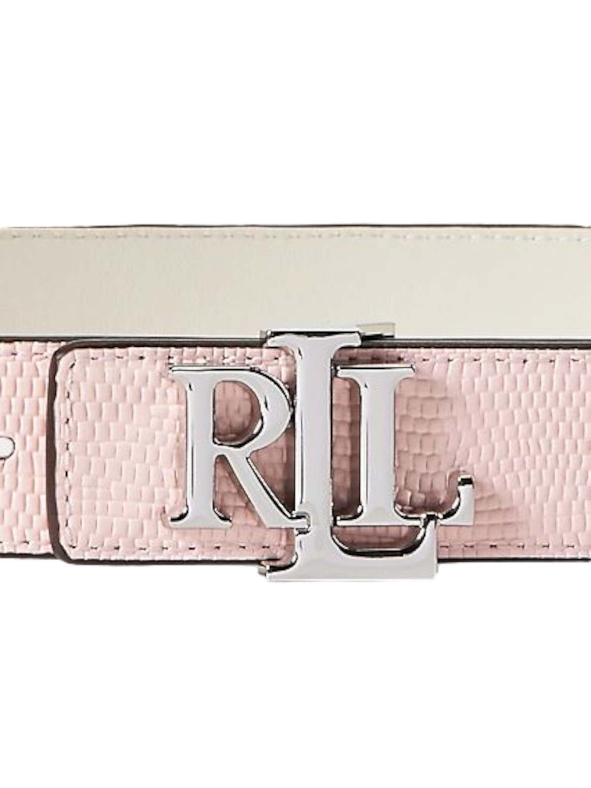 Shop Lauren Ralph Lauren Belt In Pink