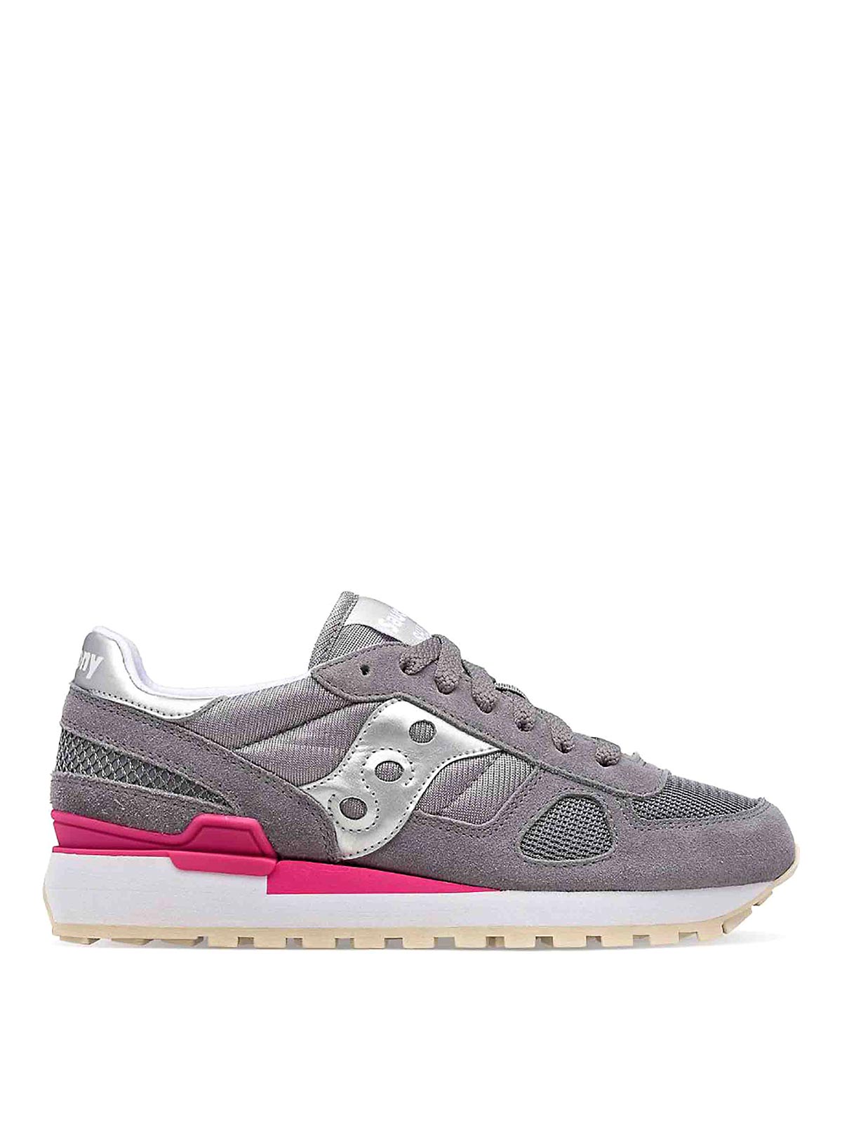 Saucony Logo Sneakers In Grey