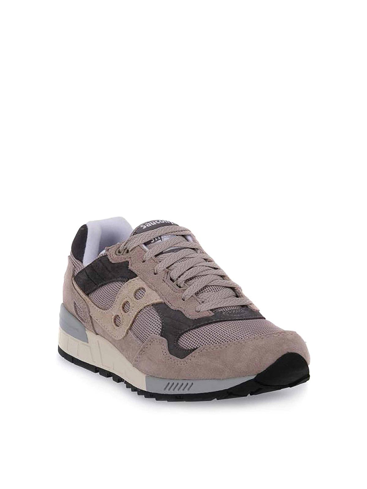 Shop Saucony Logo Sneakers In Grey