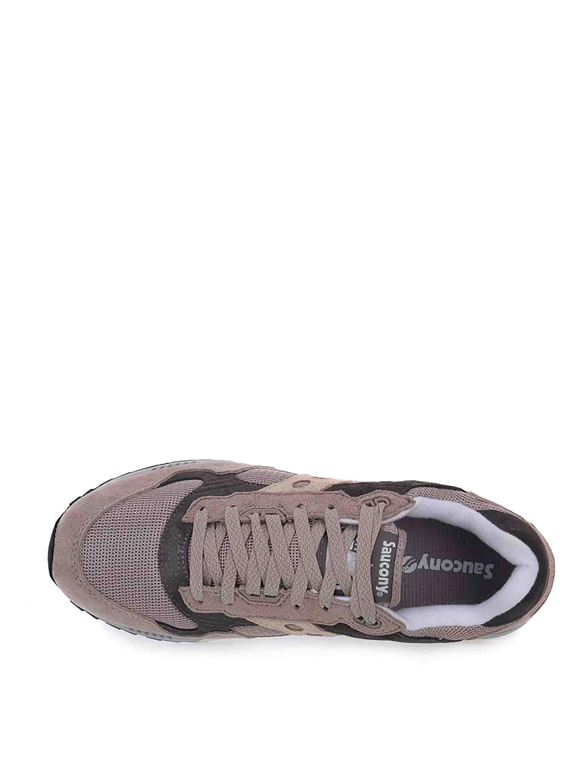 Shop Saucony Logo Sneakers In Grey