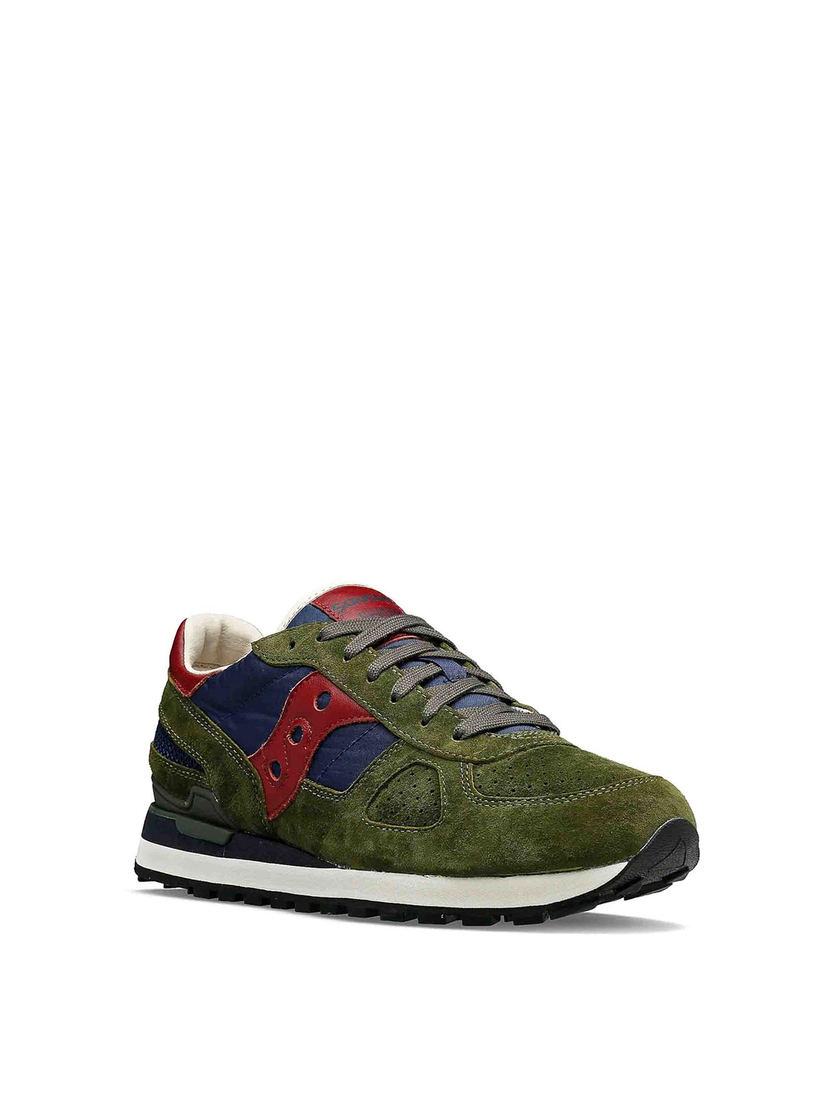 Shop Saucony Logo Sneakers In Green