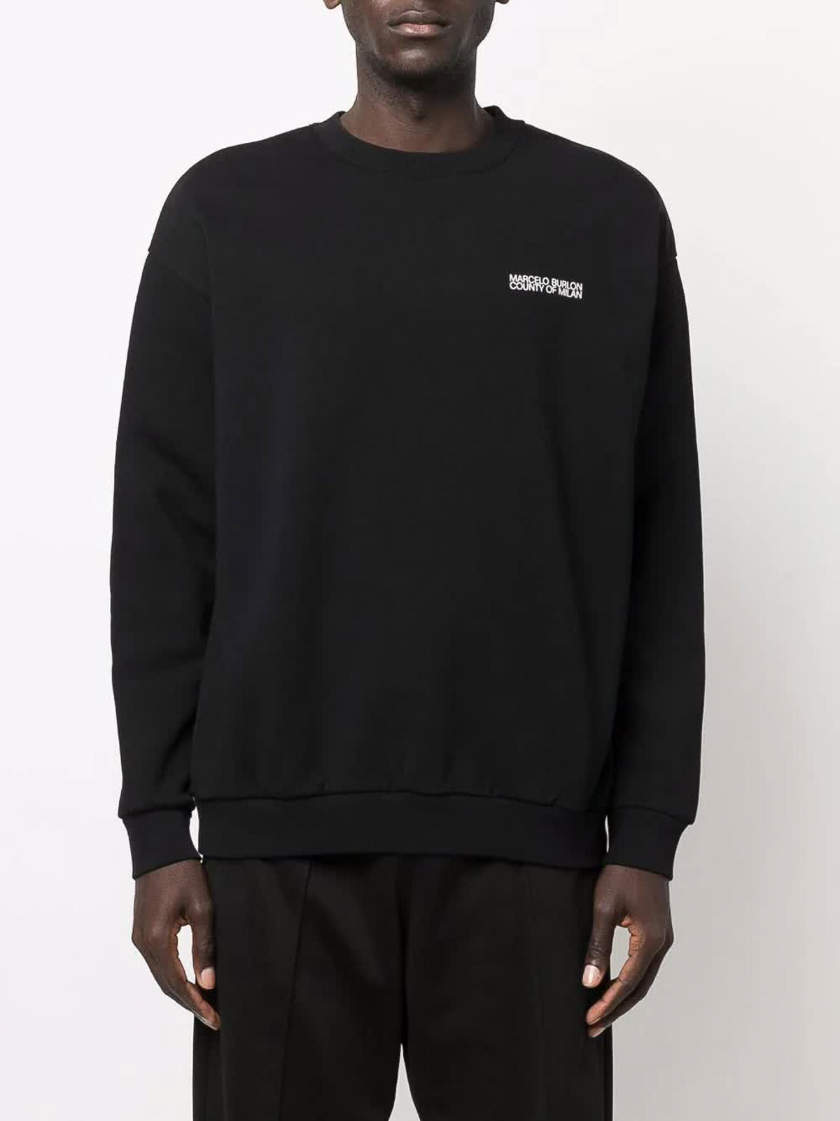 Shop Marcelo Burlon County Of Milan Pullover In Black