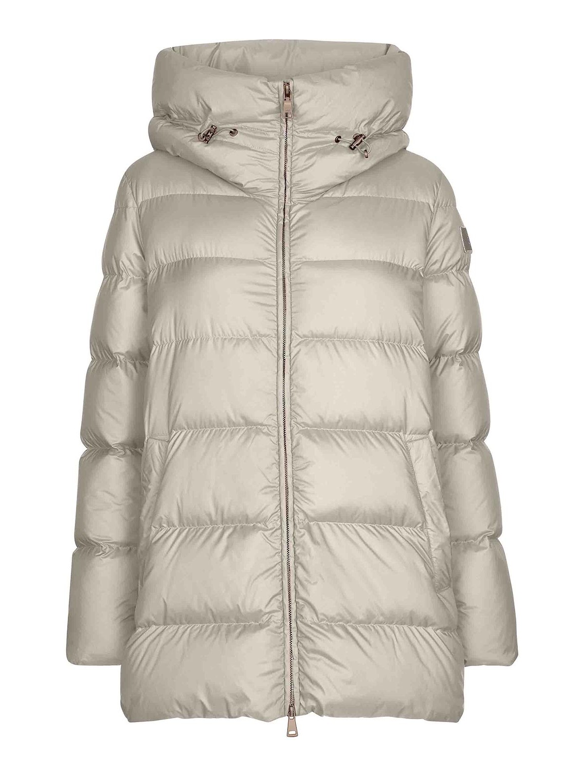 Shop Add Hooded Down Jacket In White