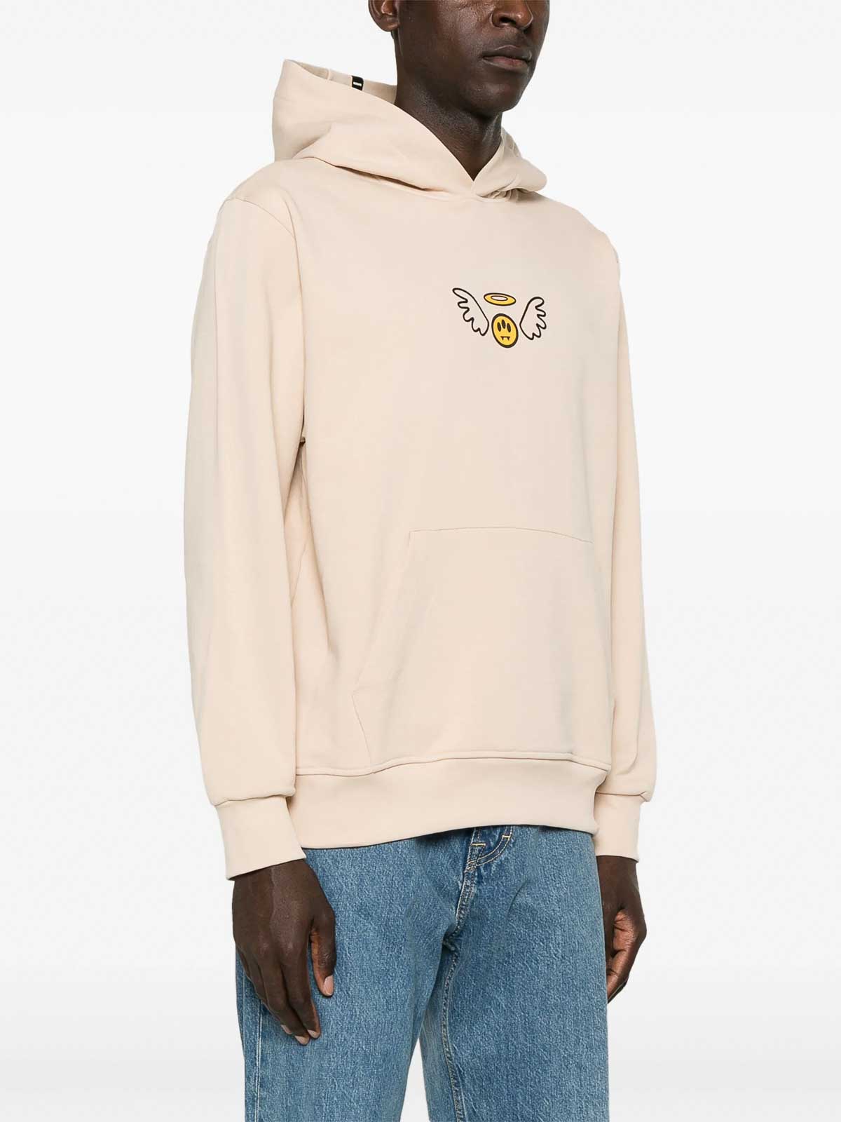 Shop Barrow Hoodie In Light Beige