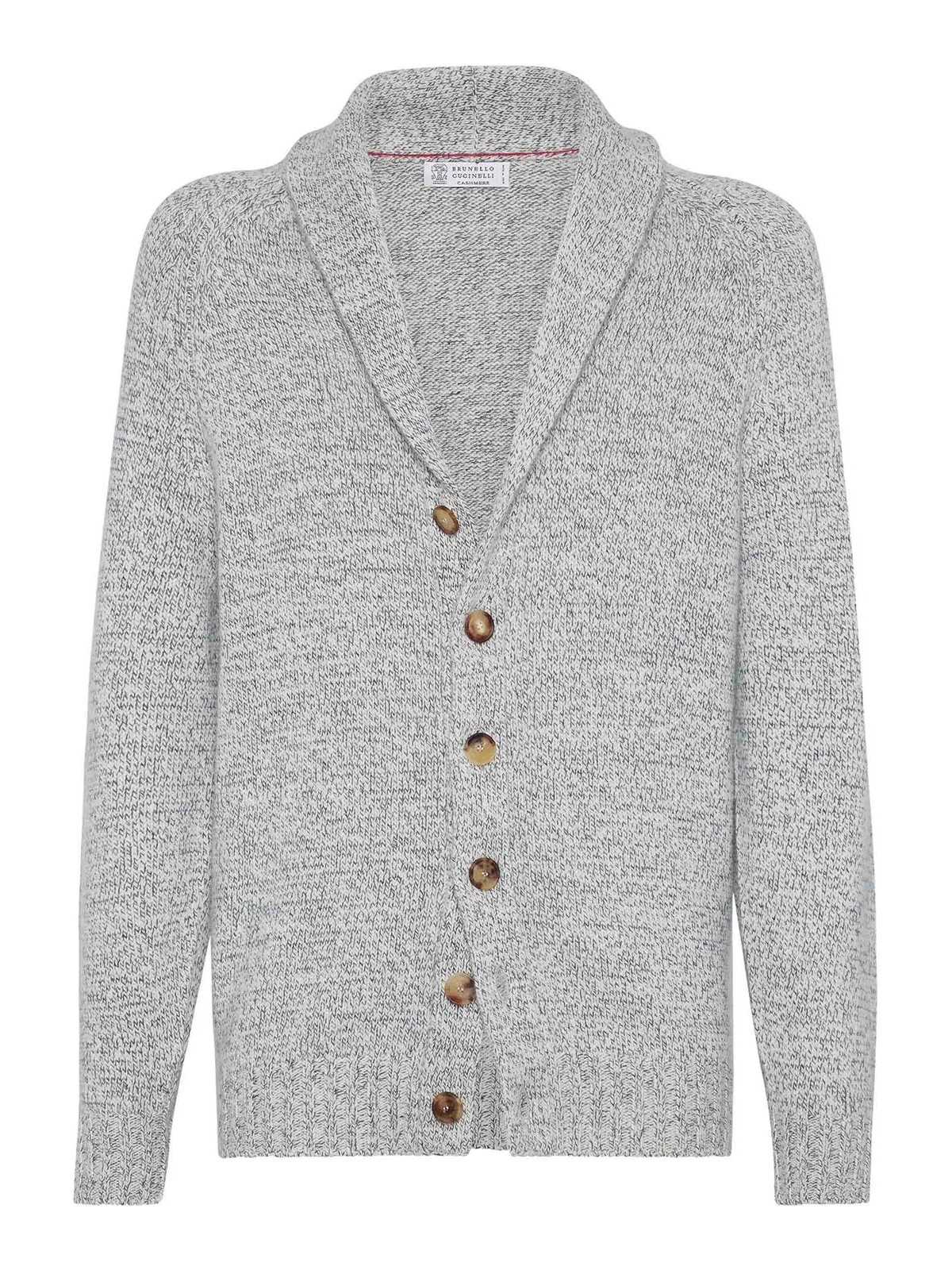 Brunello Cucinelli Cashmere Cardigan - Blue - Men|MSA504916C9695