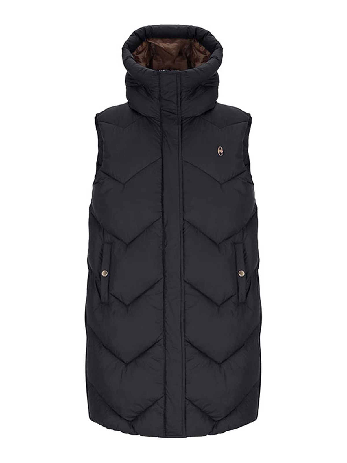 Shop Conte Of Florence Gilet In Black