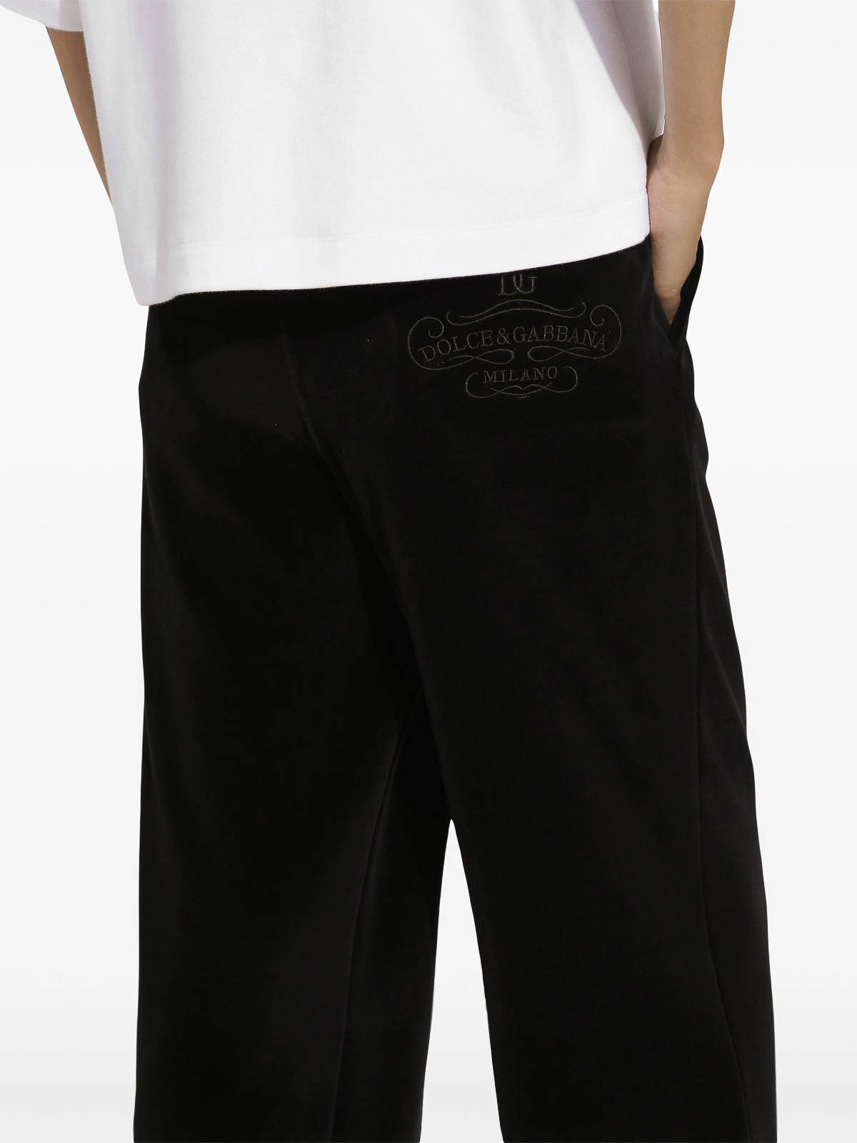 Shop Dolce & Gabbana Pants In Black