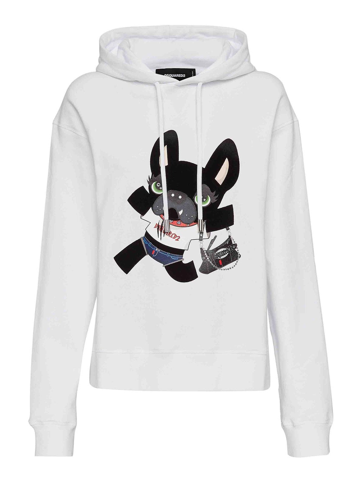 Shop Dsquared2 Sweatshirt In White