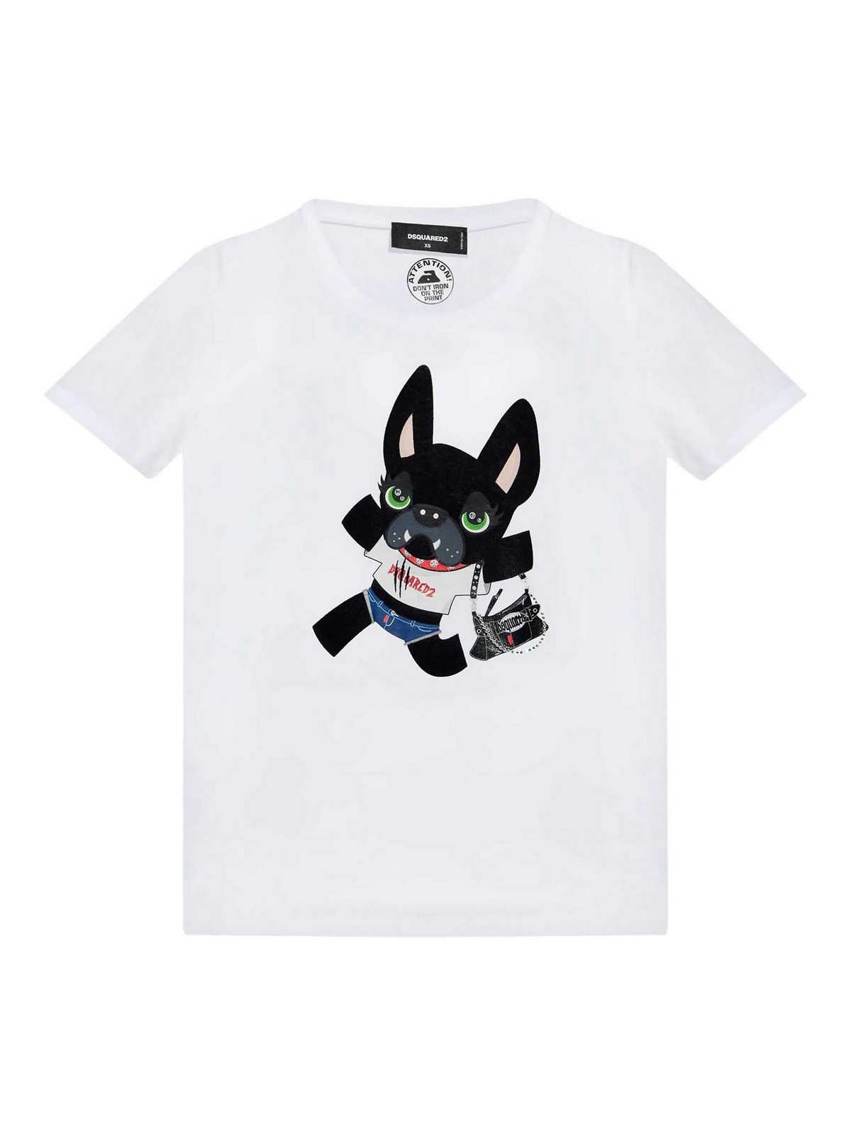 Shop Dsquared2 T-shirt In White