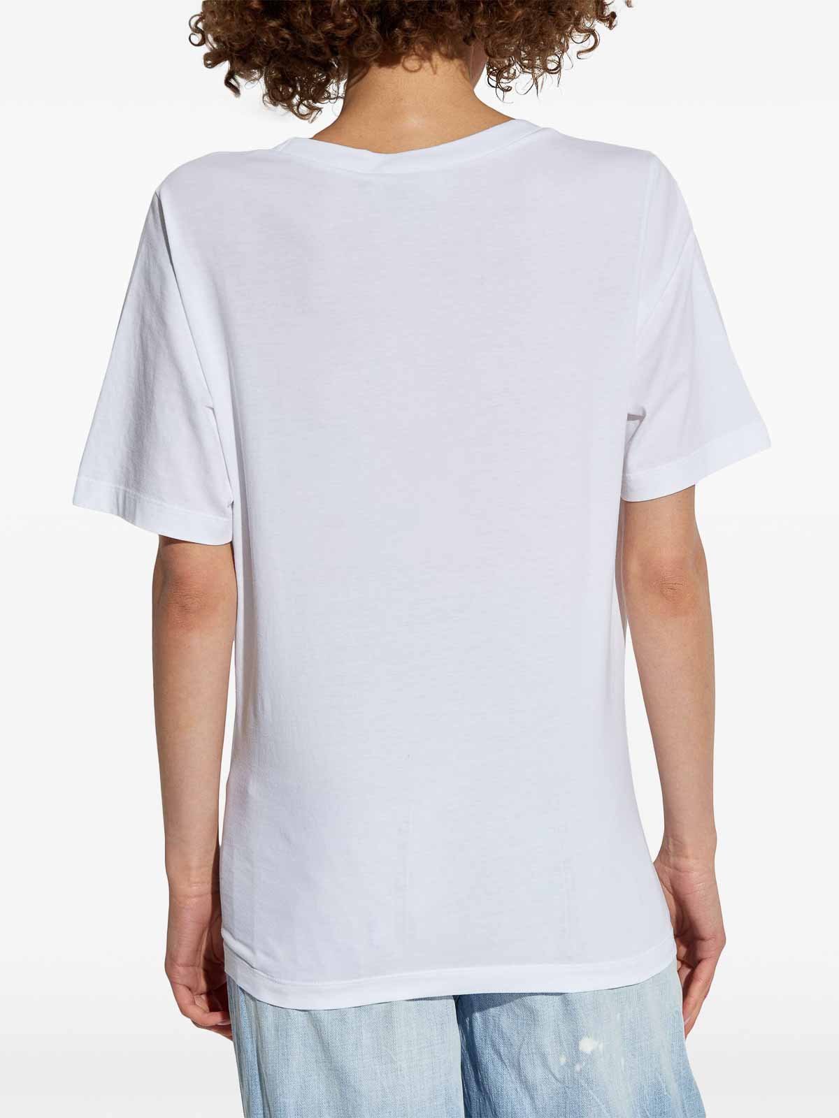 Shop Dsquared2 T-shirt In White